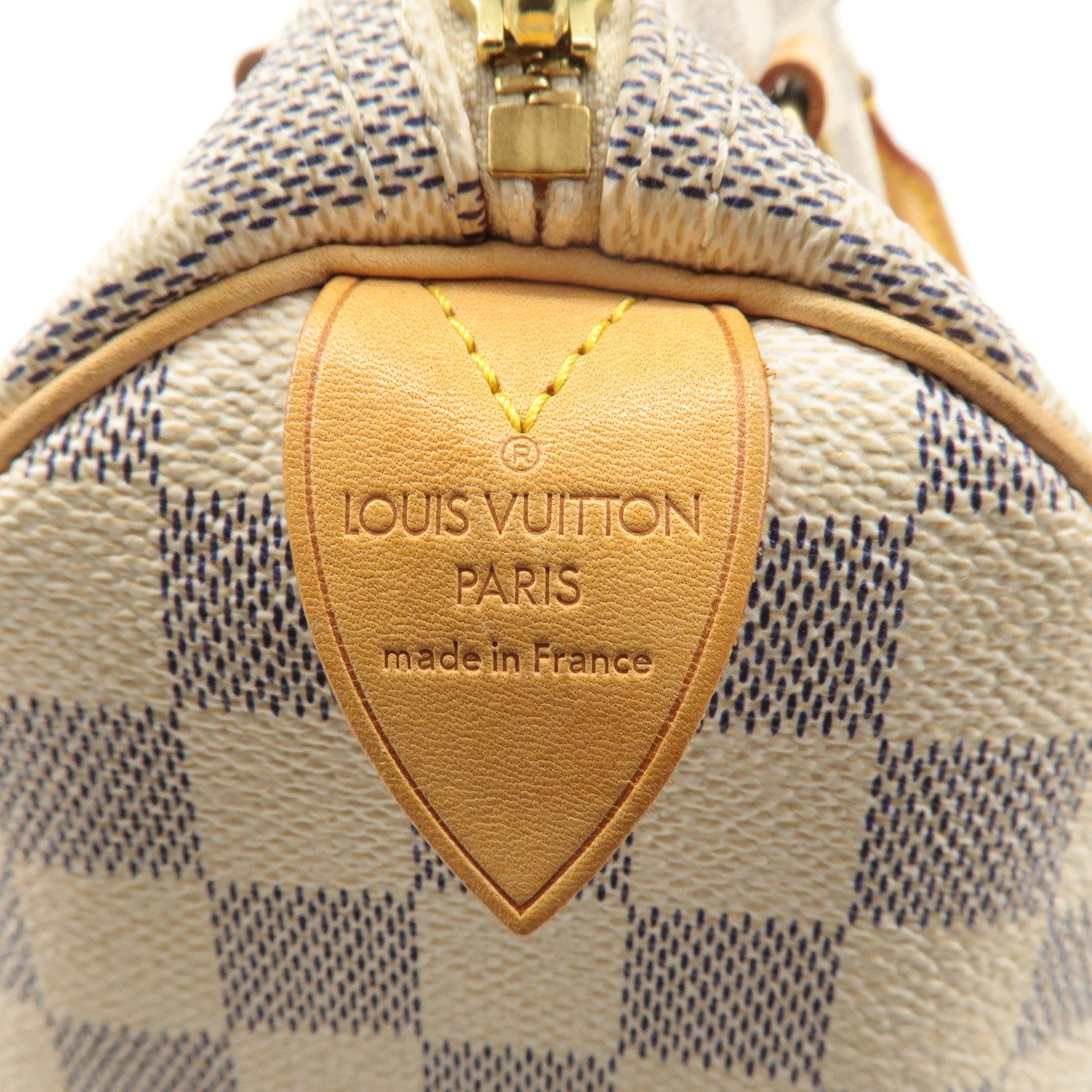 Louis Vuitton Damier Azur Speedy 25 Boston Hand Bag N41534