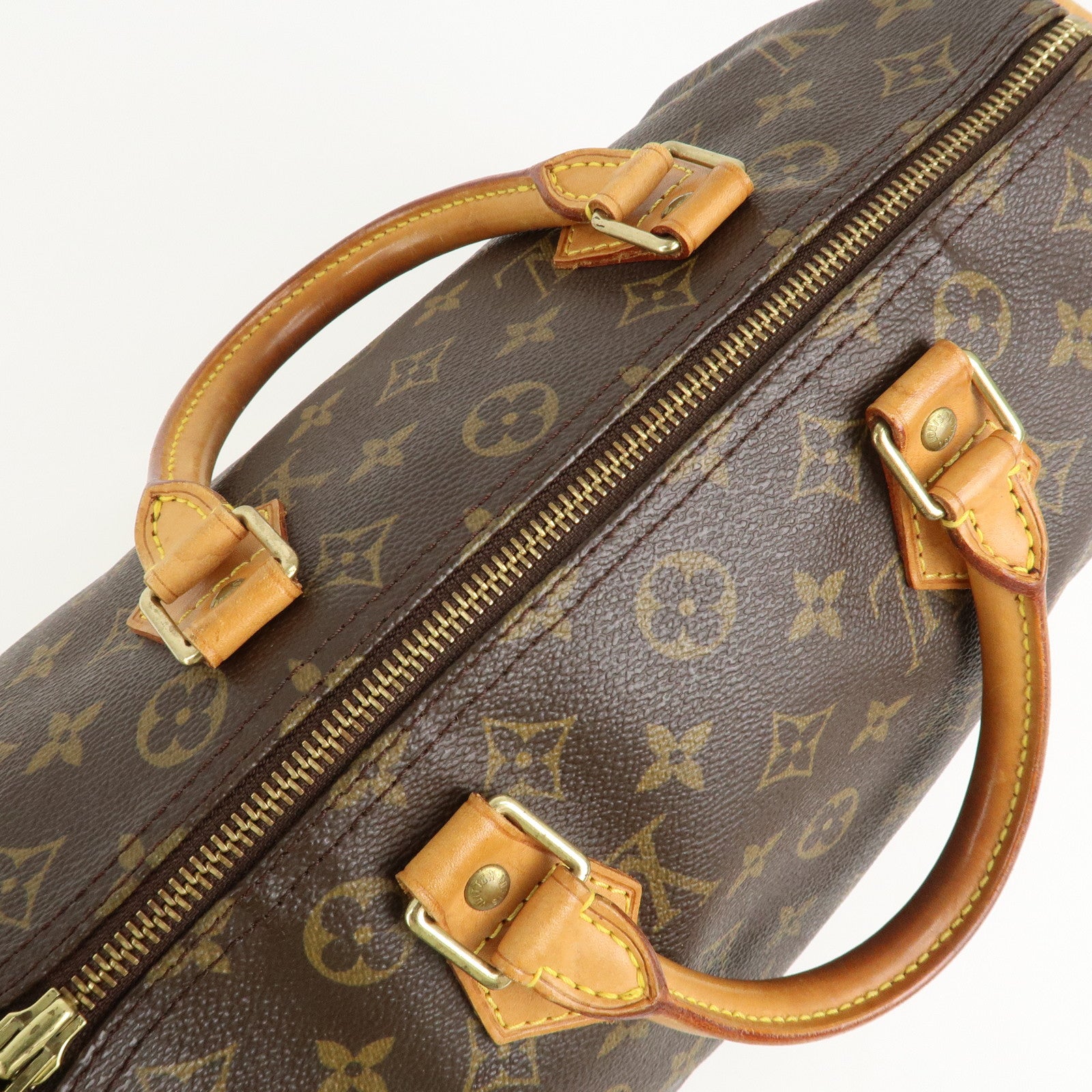 Louis Vuitton Monogram Speedy 30 Hand Bag Boston Bag M41108 Used