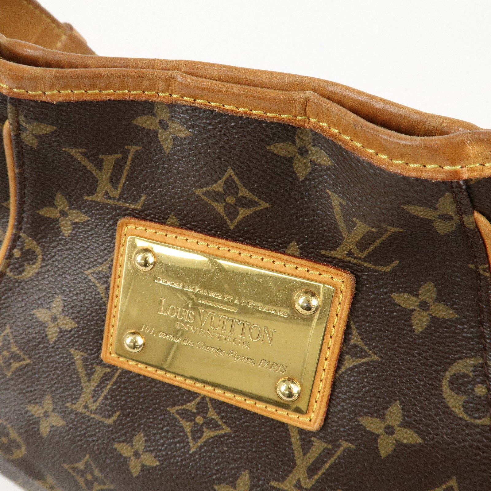 Louis Vuitton Monogram Galliera PM Shoulder Bag M56382 Used