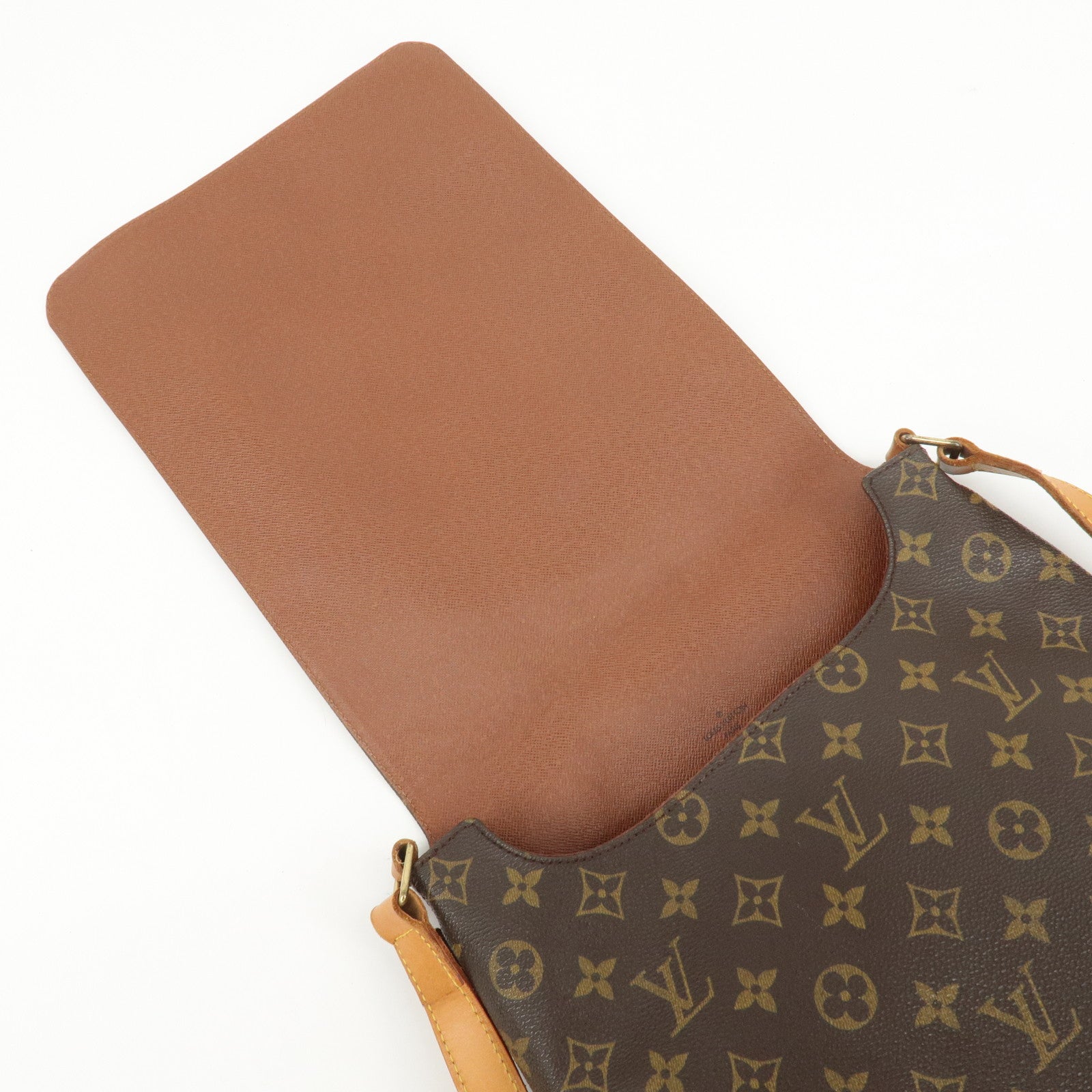 Louis Vuitton Monogram Musette Shoulder Crossbody Bag Brown M51256 Used