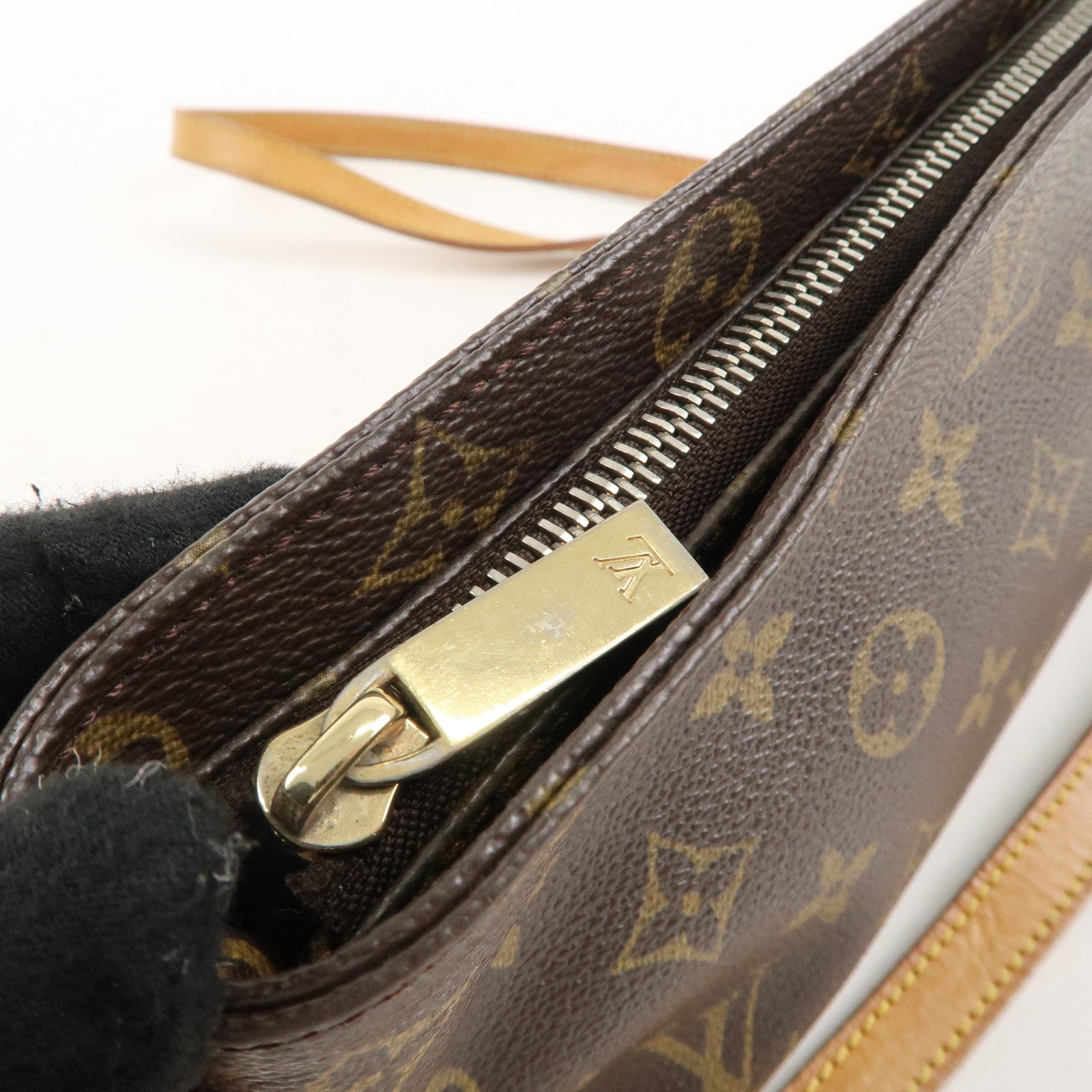 Louis Vuitton Monogram Trotteur Shoulder Bag Brown M51240