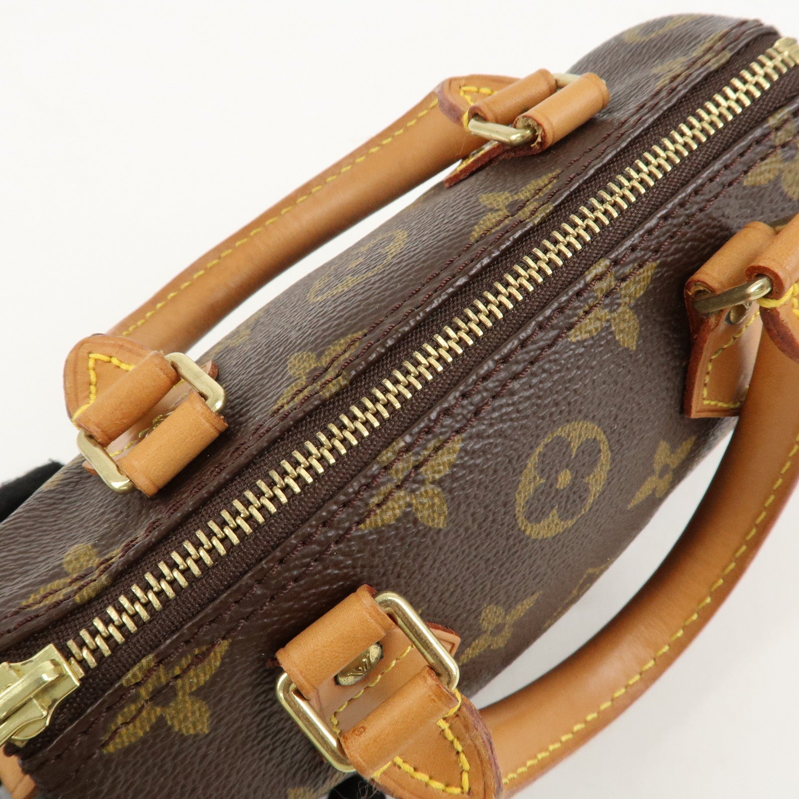 Louis Vuitton Monogram Mini Speedy 
Strap M41534 J00145 Used