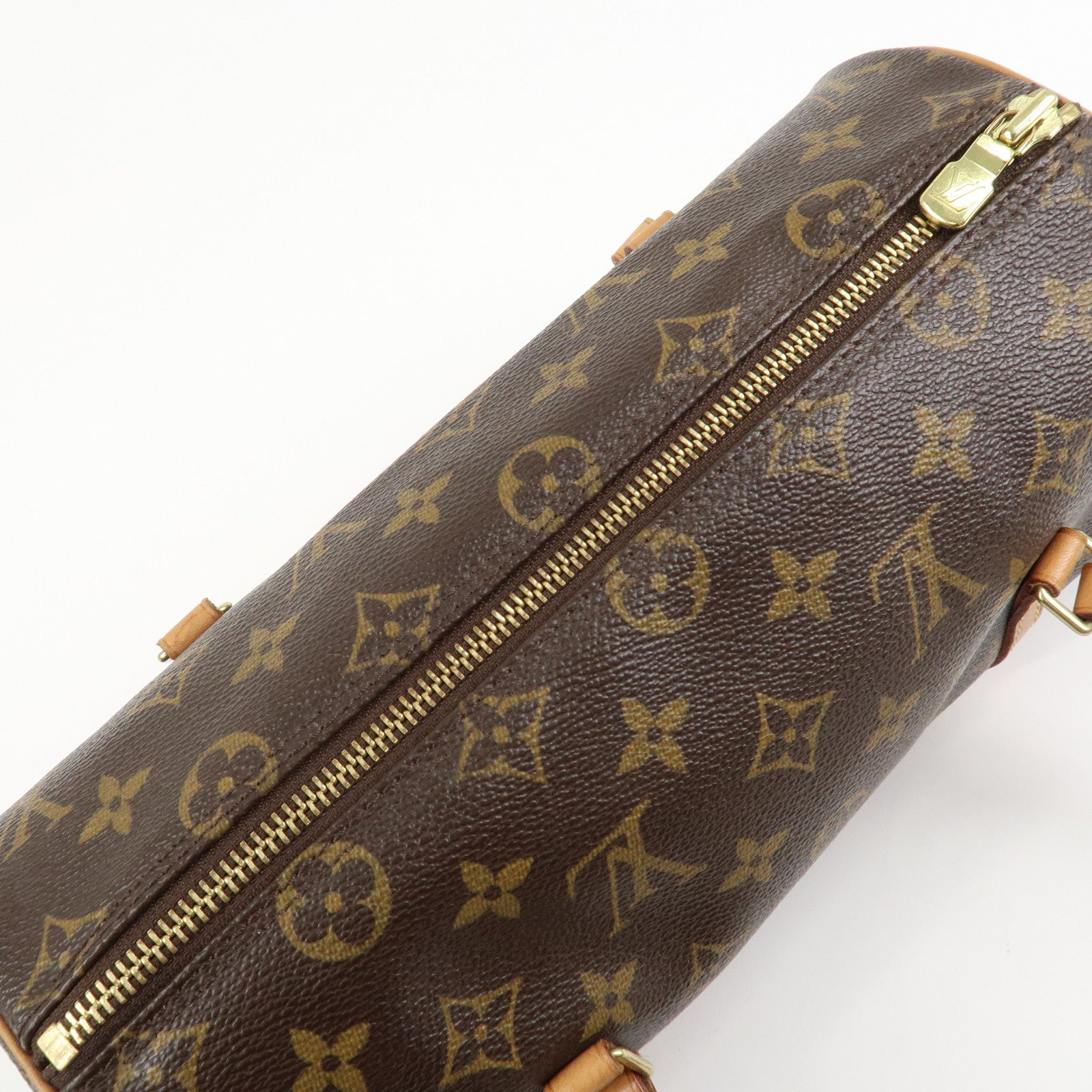 Louis Vuitton Monogram Papillon 26 Hand Bag Brown M51386 Used