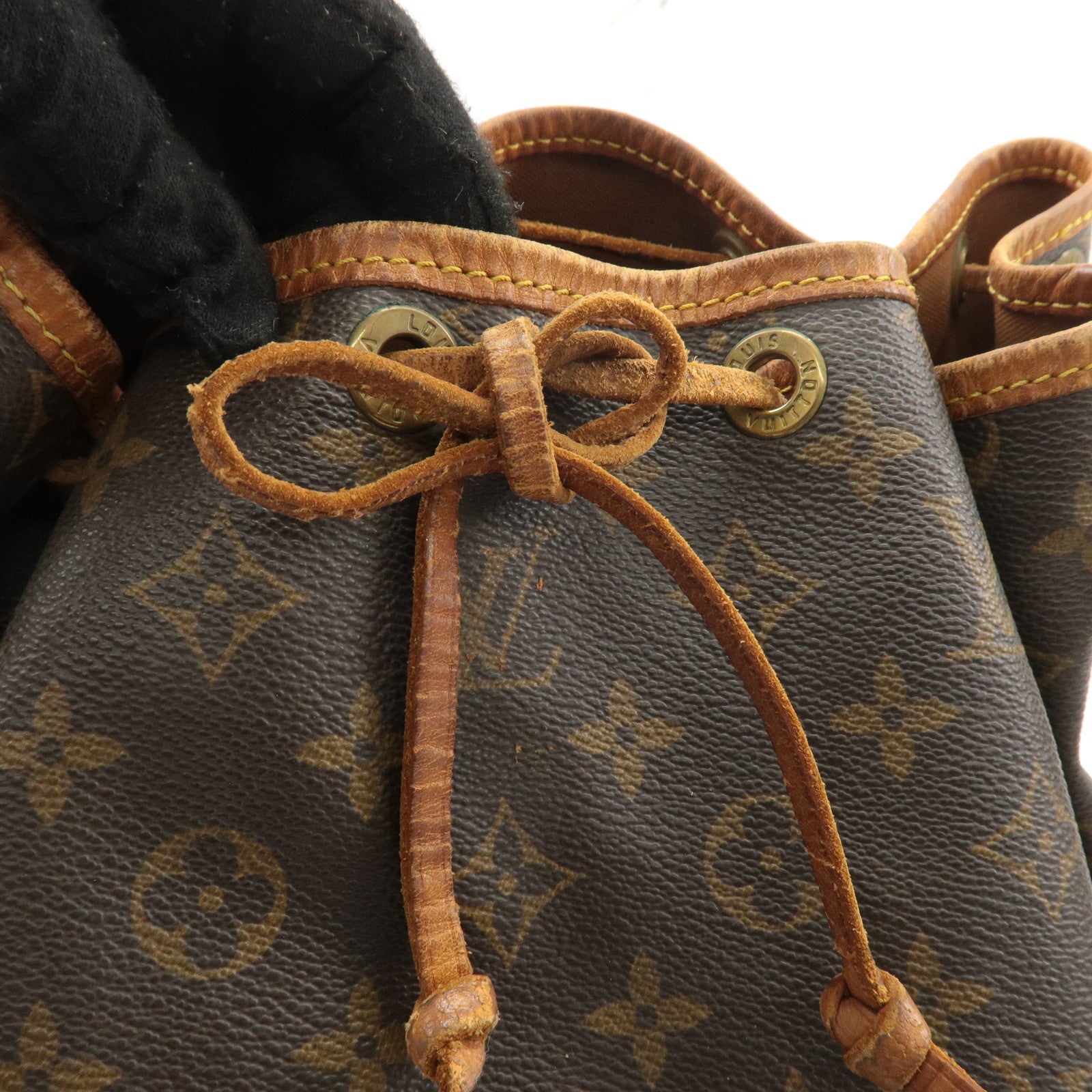 Louis Vuitton Monogram Noe Shoulder Bag Hand Bag Brown M42224