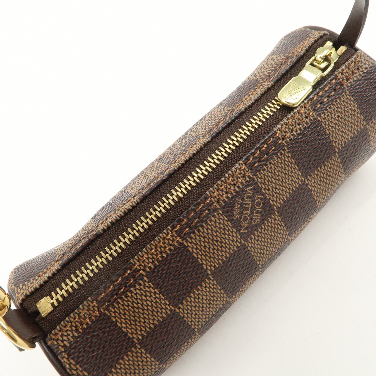 Louis Vuitton Damier Mini Pouch for Papillon Bag Brown