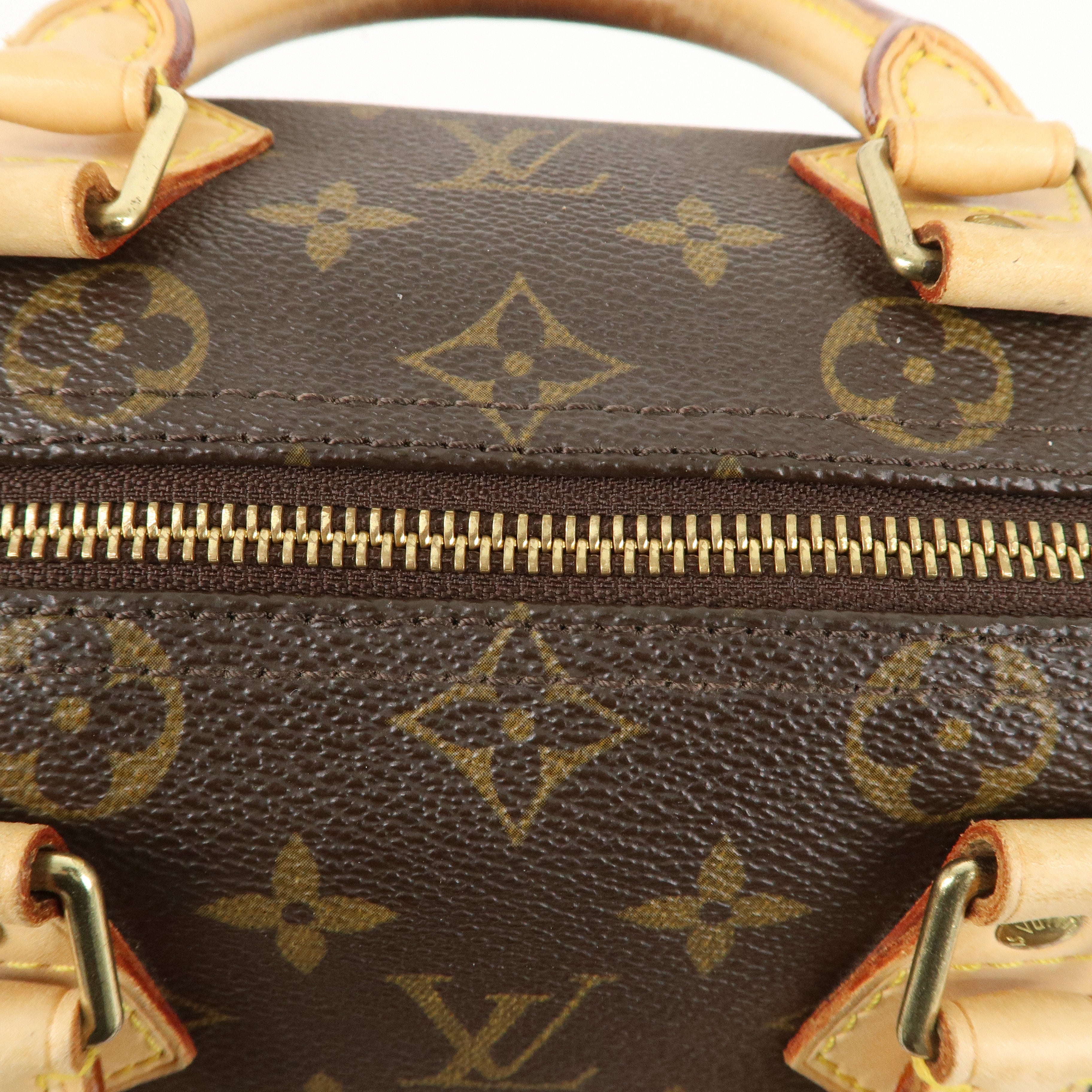 Louis Vuitton Monogram Speedy 25 Hand Bag Boston Bag M41528