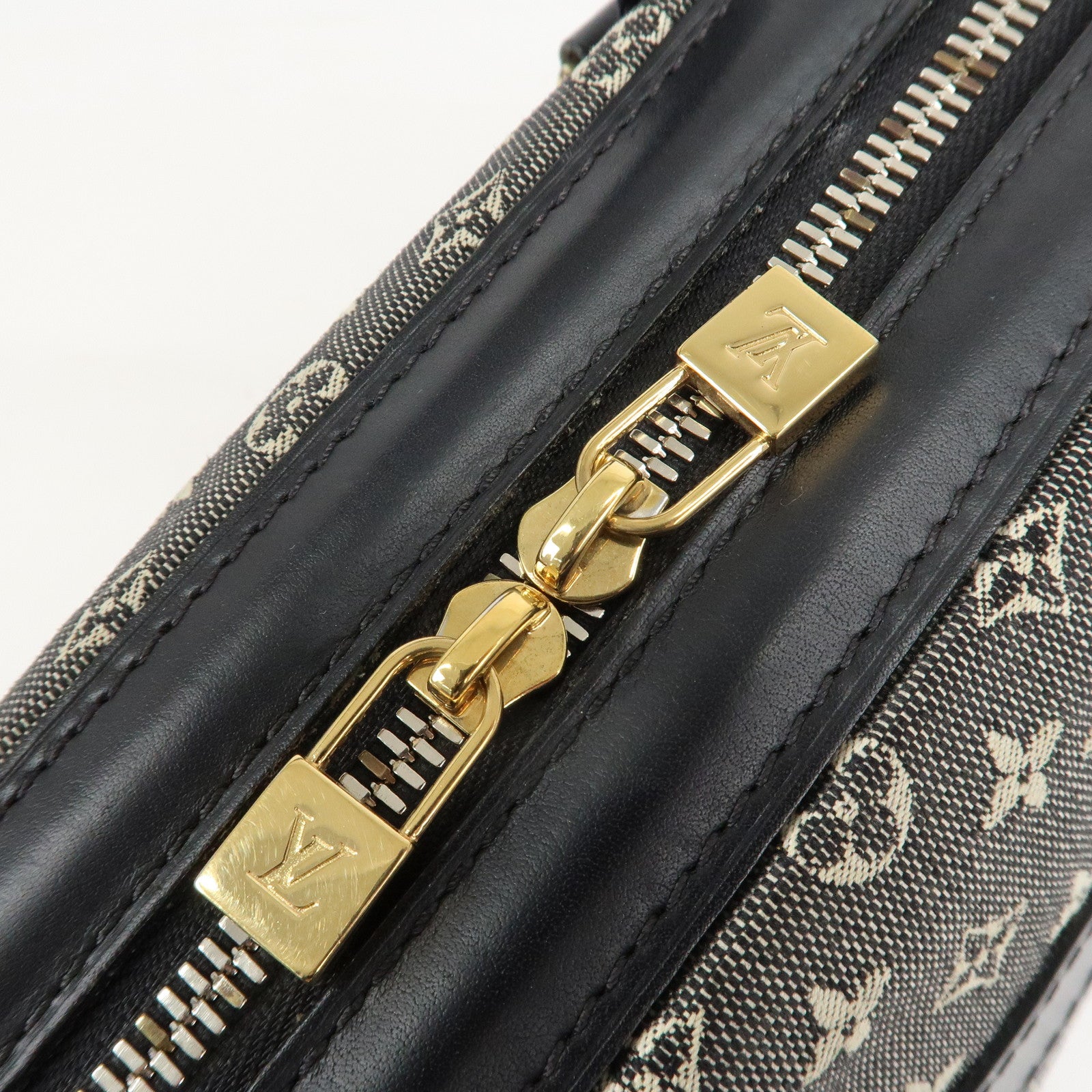 Louis Vuitton Monogram Mini Canvas Josephine PM Black M92312 Used