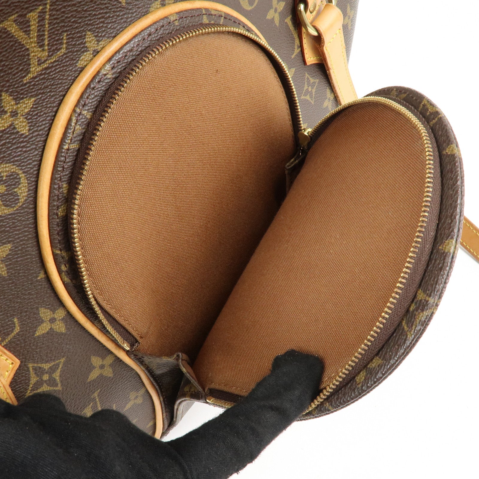 Louis Vuitton Monogram Ellipse Shopping Shoulder Bag Brown M51128