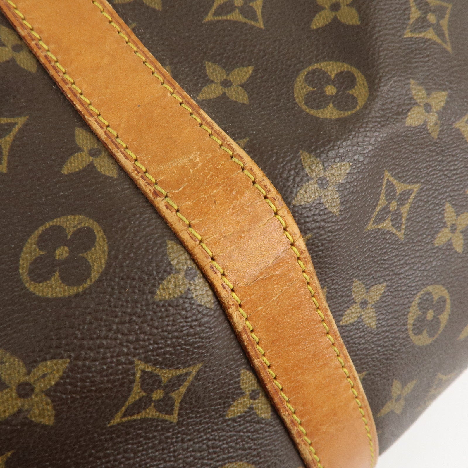 Louis Vuitton Monogram Keep All Bandouliere 60 Bag Brown M41412