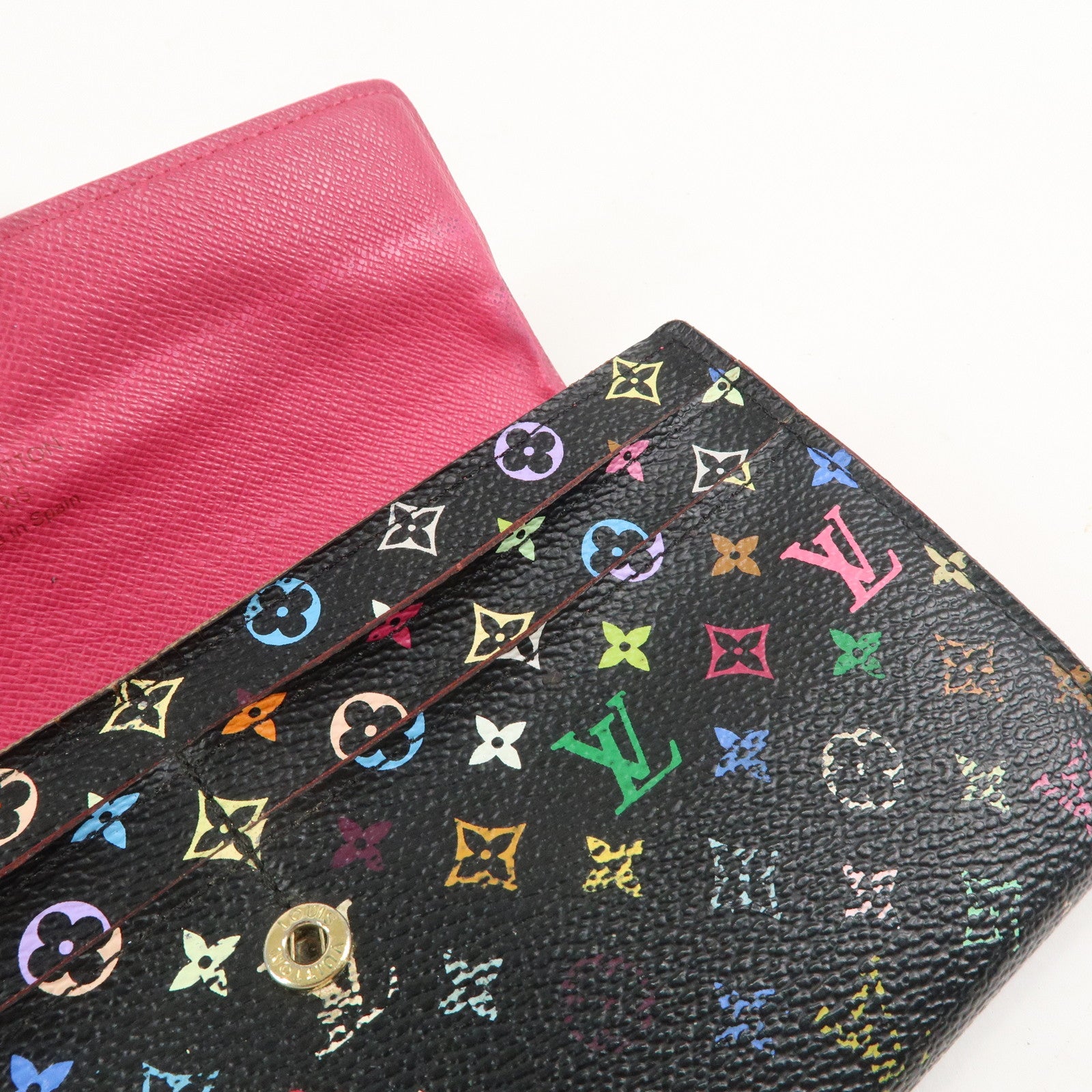 Louis Vuitton Monogram Multicolor Portefeuille Sarah Wallet M93747