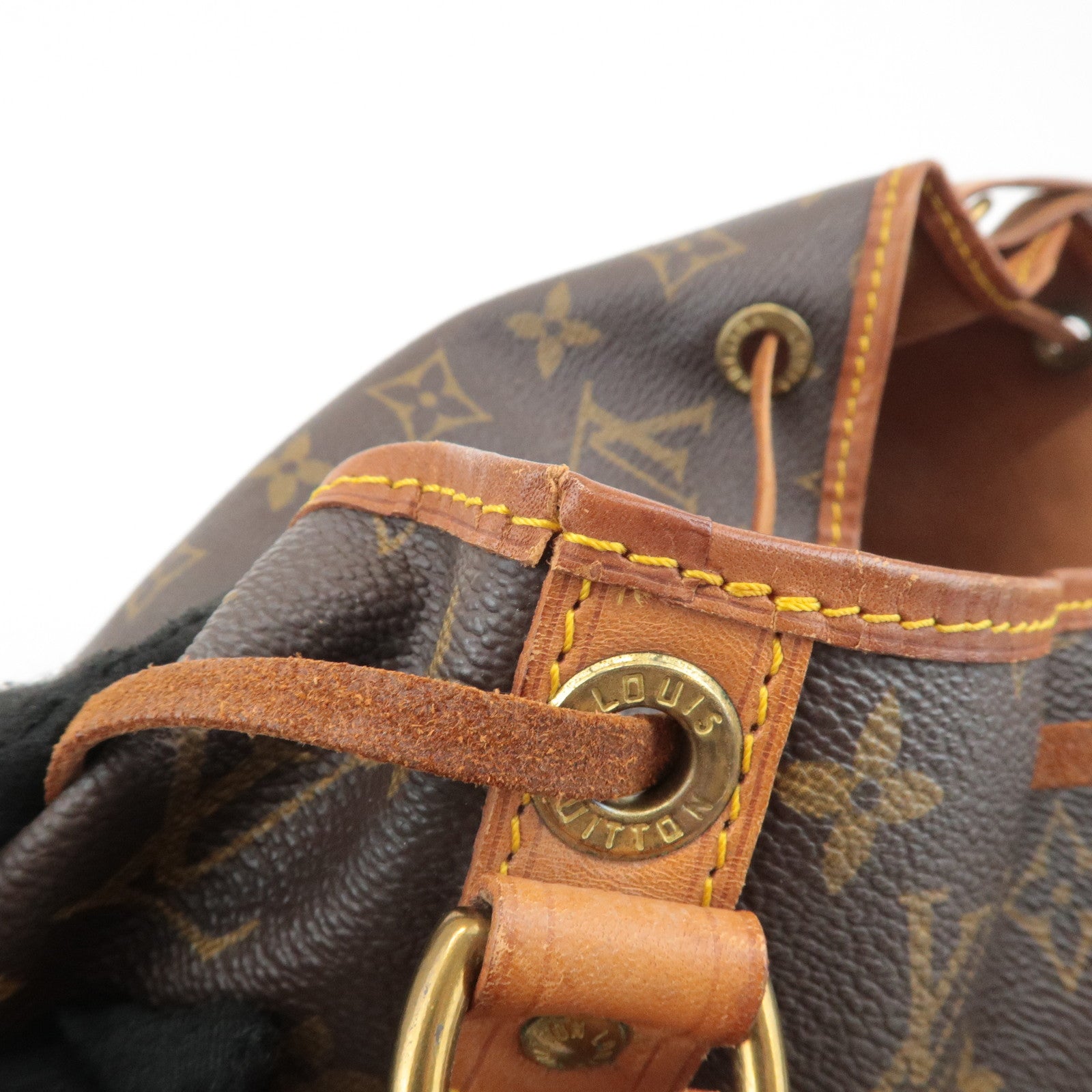 Louis Vuitton Monogram Petit Noe Shoulder Bag Brown M42226 Used