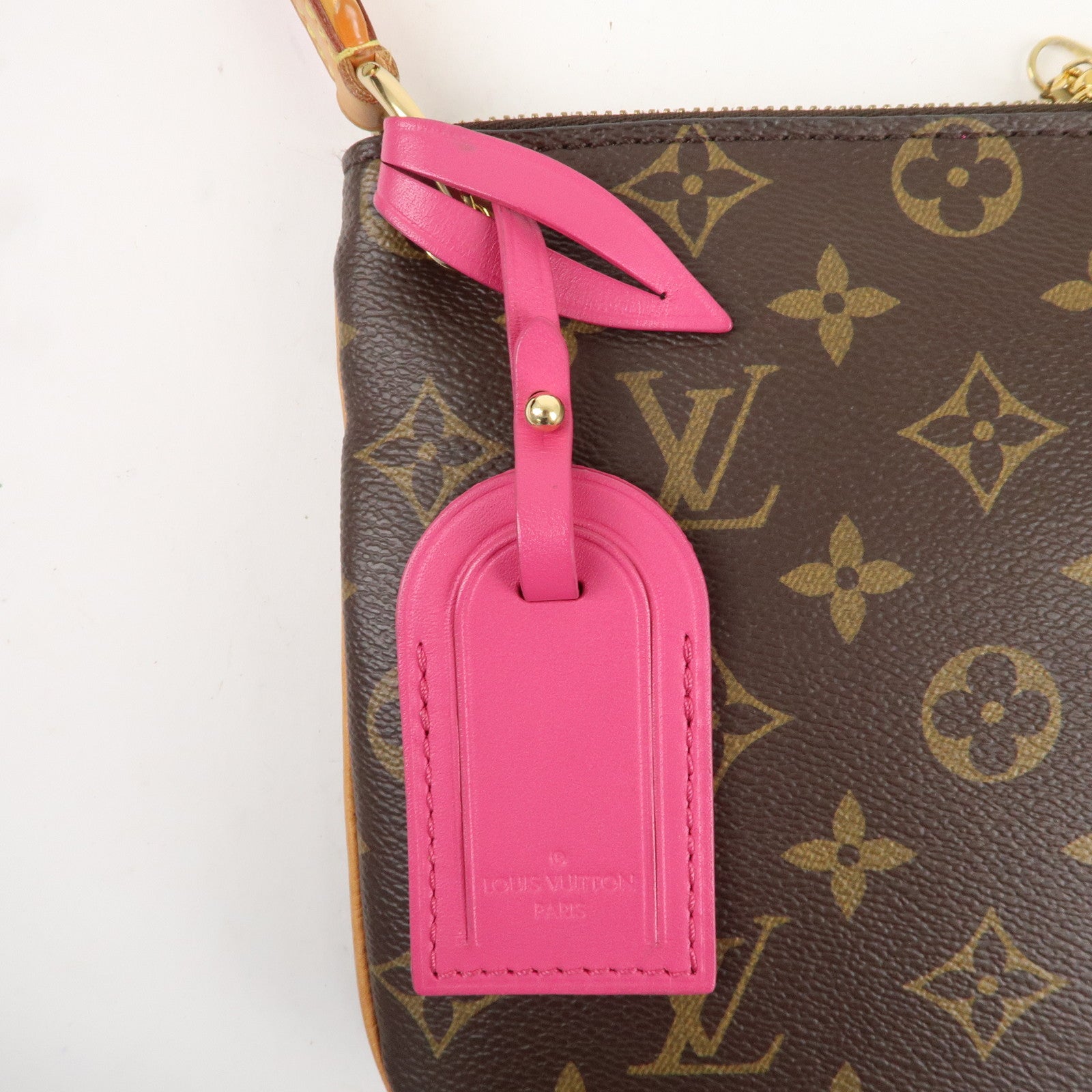 Louis Vuitton Monogram Lorette Shoulder Bag Hot Pink M44053