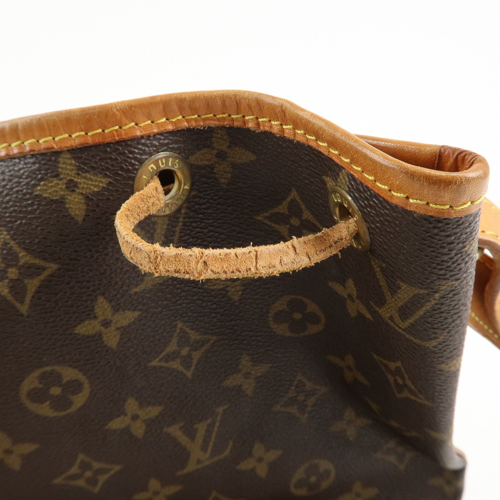 Louis Vuitton Monogram Petit Noe Shoulder Bag Brown M42226