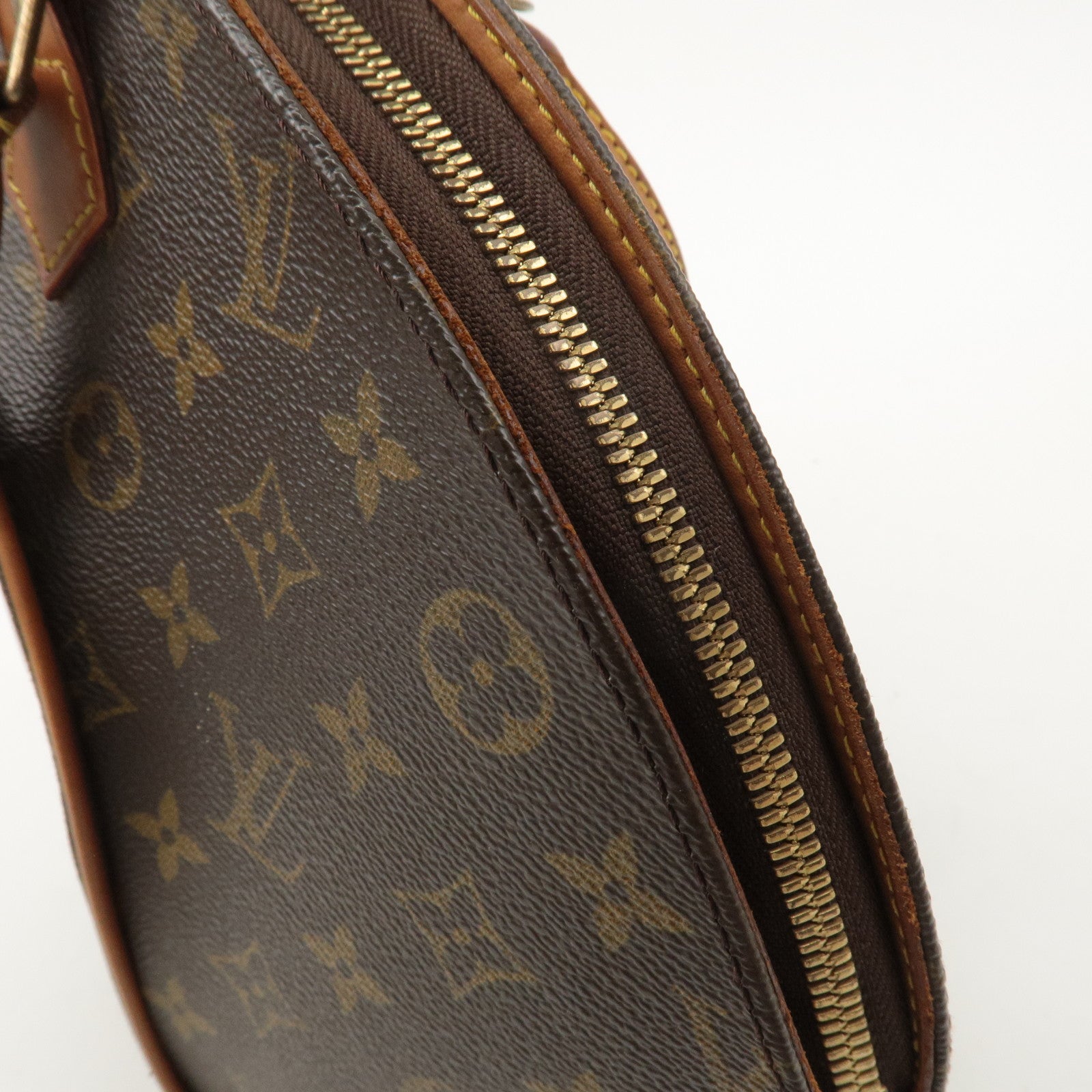 Louis Vuitton Monogram Ellipse MM Hand Bag Brown M51126