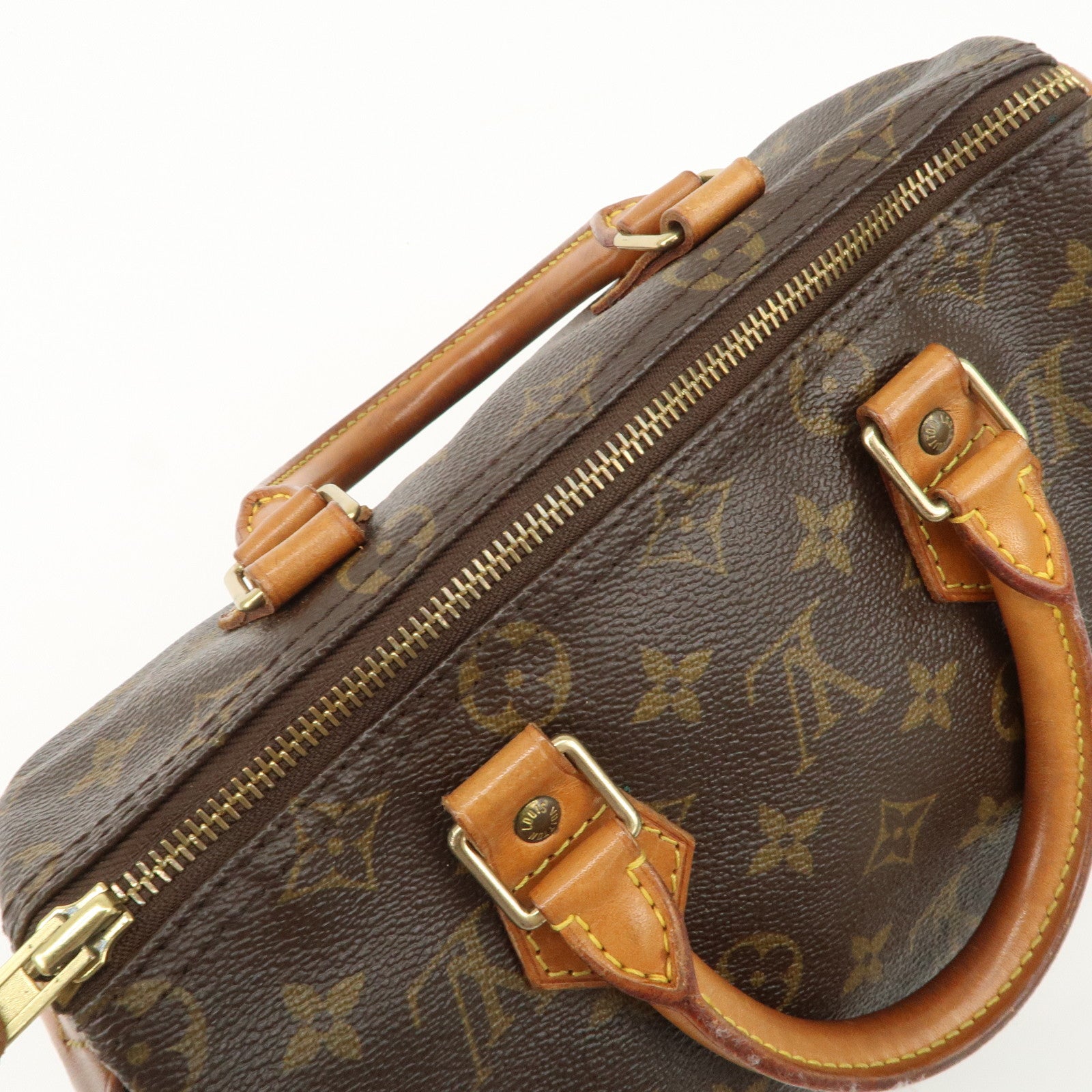 Louis Vuitton Monogram Speedy 25 Hand Bag Boston Bag M41528