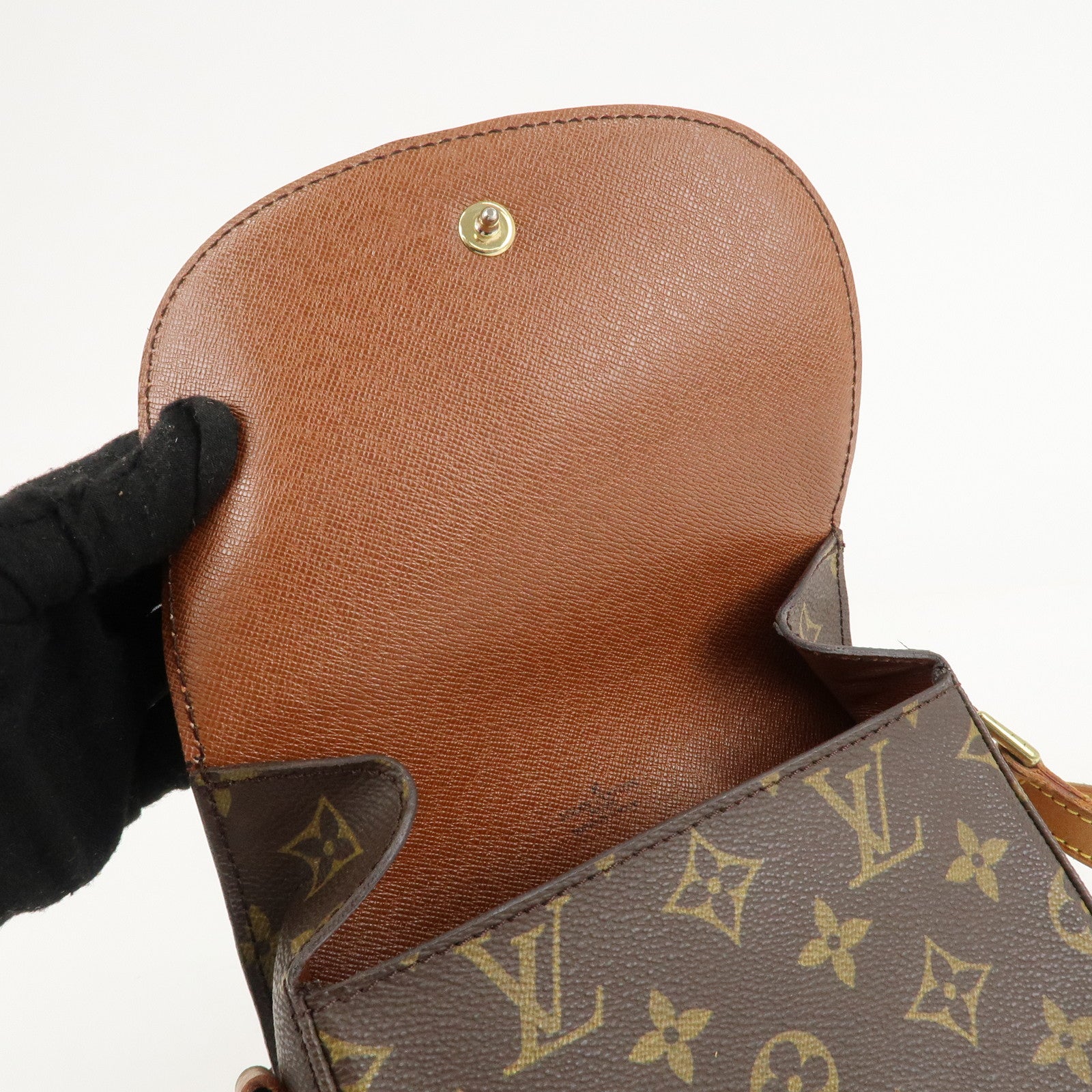 Louis Vuitton Monogram Mini Saint Cloud Shoulder Bag M51244 Used