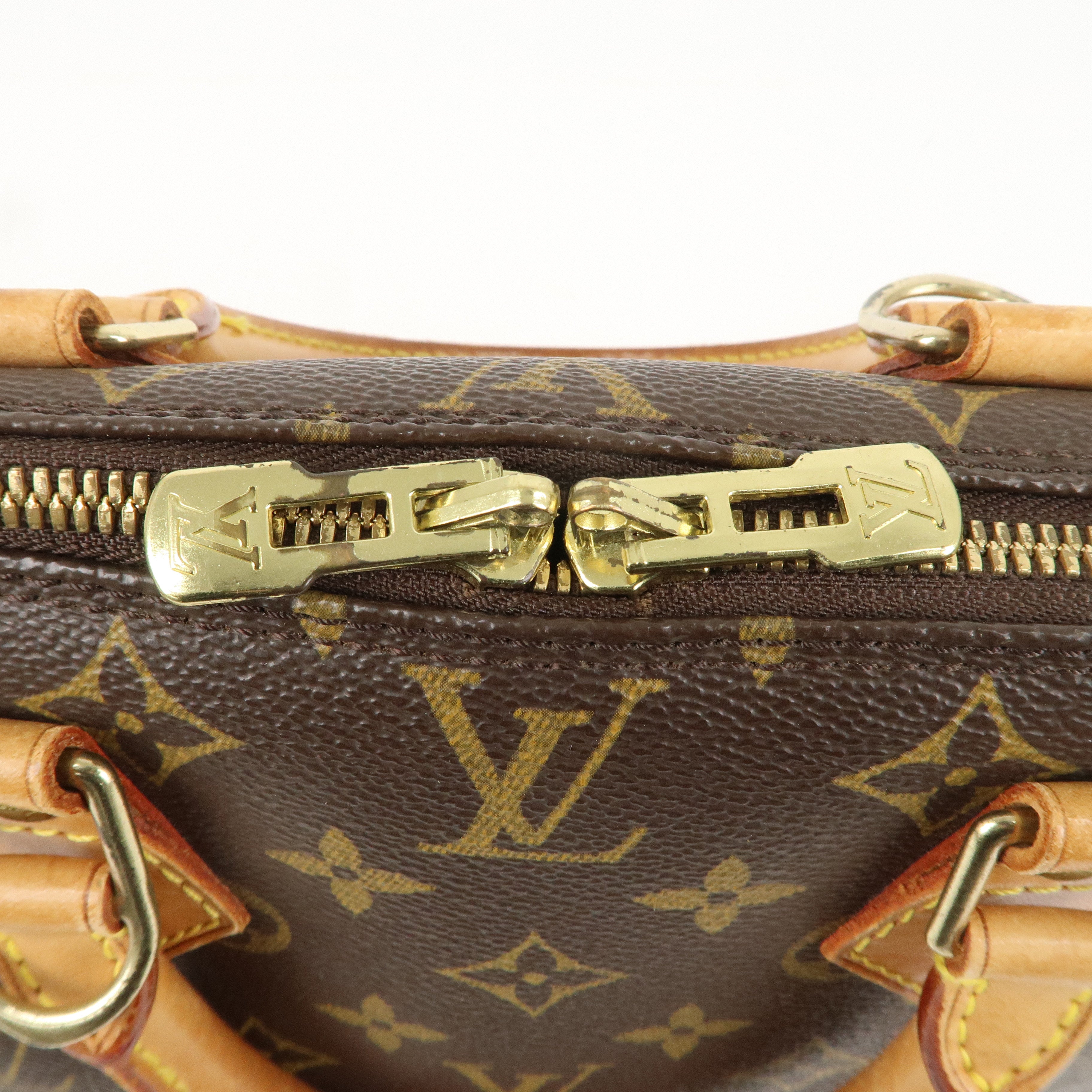 Louis Vuitton Monogram Alma Hand Bag Brown M51130