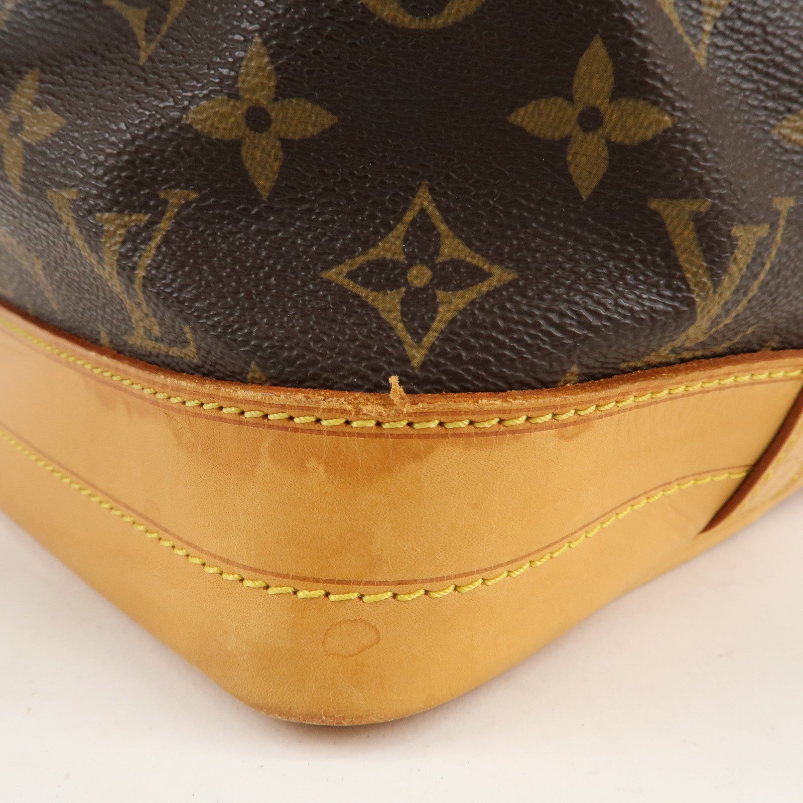 Louis Vuitton Monogram Noe Shoulder Bag Hand Bag Brown M42224 Used