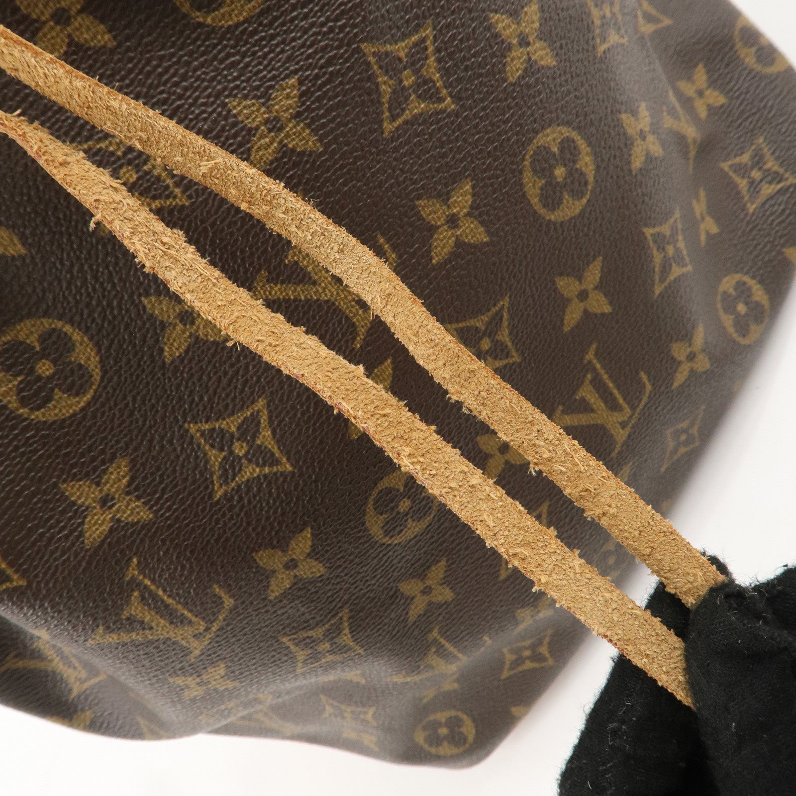 Louis Vuitton Monogram Petit Noe Shoulder Bag Brown M42226