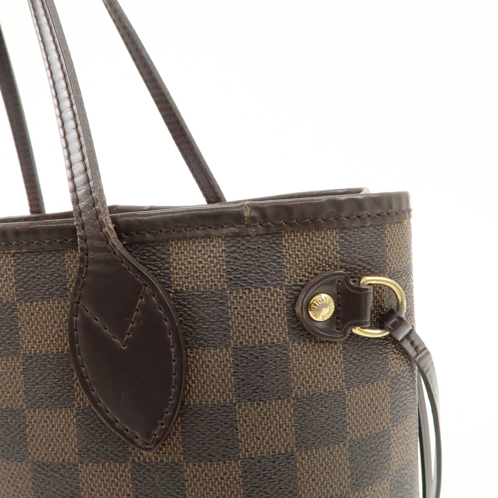 Louis Vuitton Damier Neverfull PM Tote Bag Shoulder Bag N51109 Used