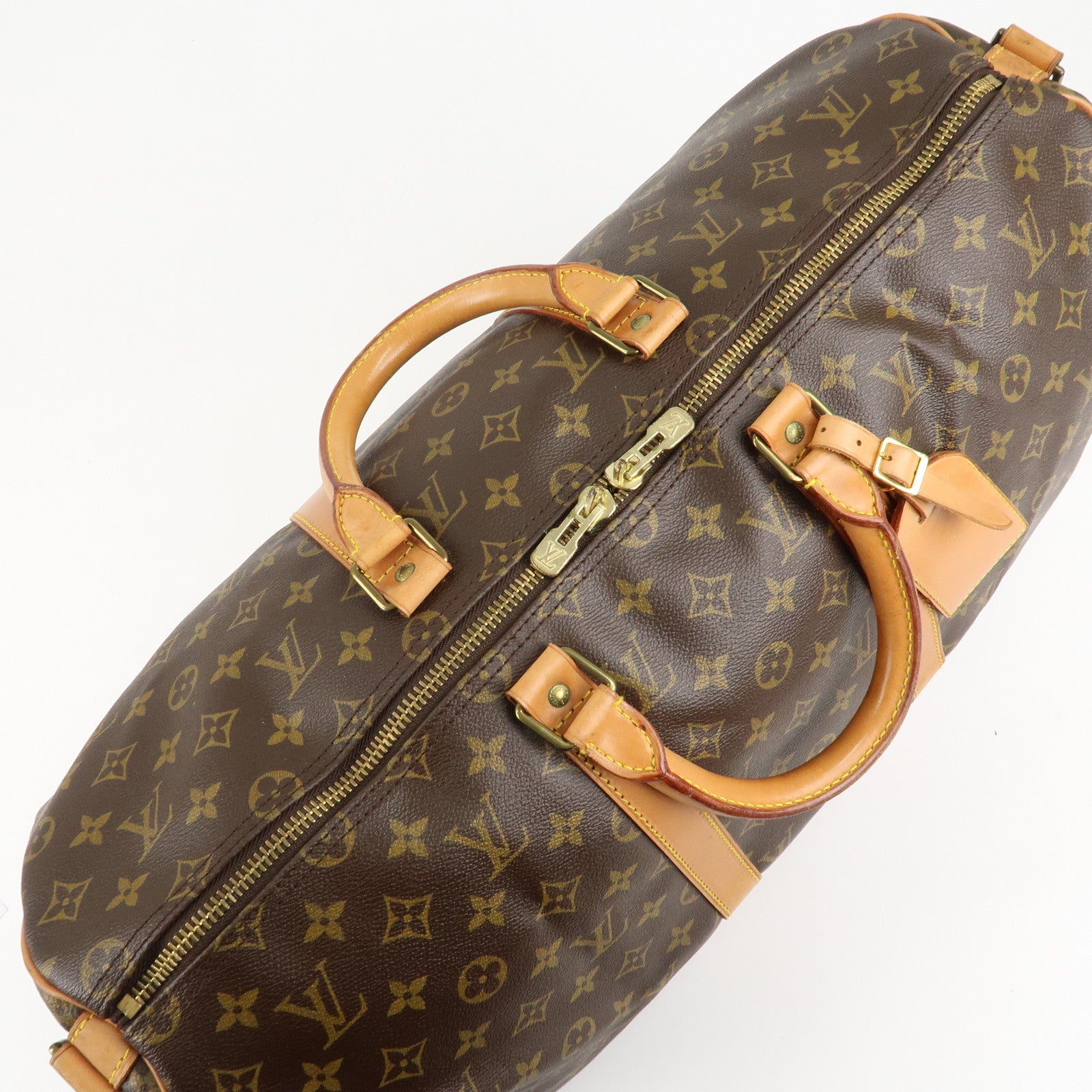 Louis Vuitton Monogram Keep All Bandouliere 50 Boston Bag M41416 Used