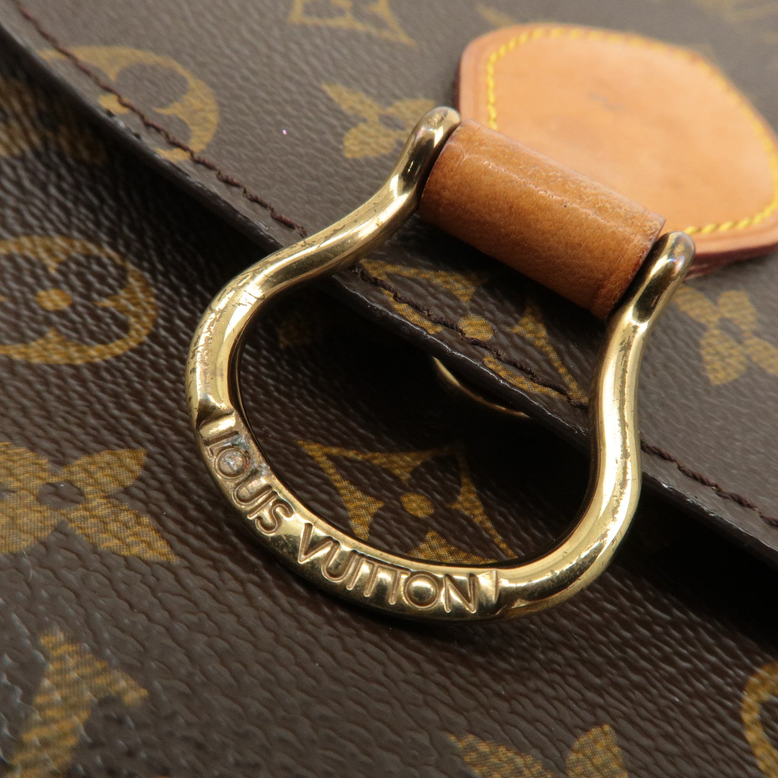 Louis Vuitton Monogram Saint Cloud GM Shoulder Bag Brown M51242