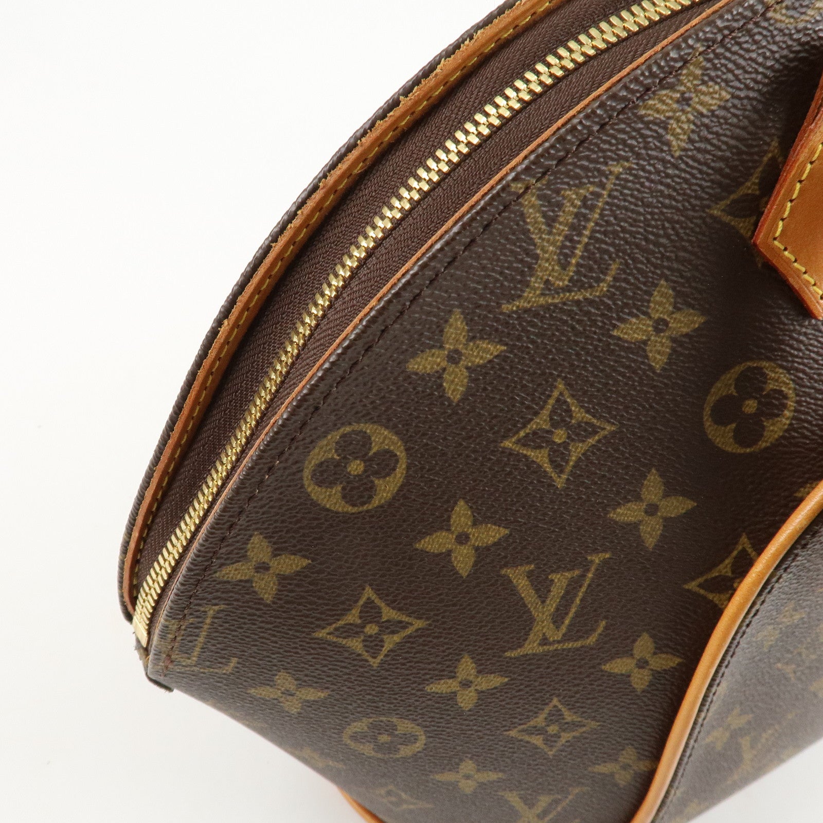 Louis Vuitton Monogram Ellipse MM Hand Bag Brown M51126 Used