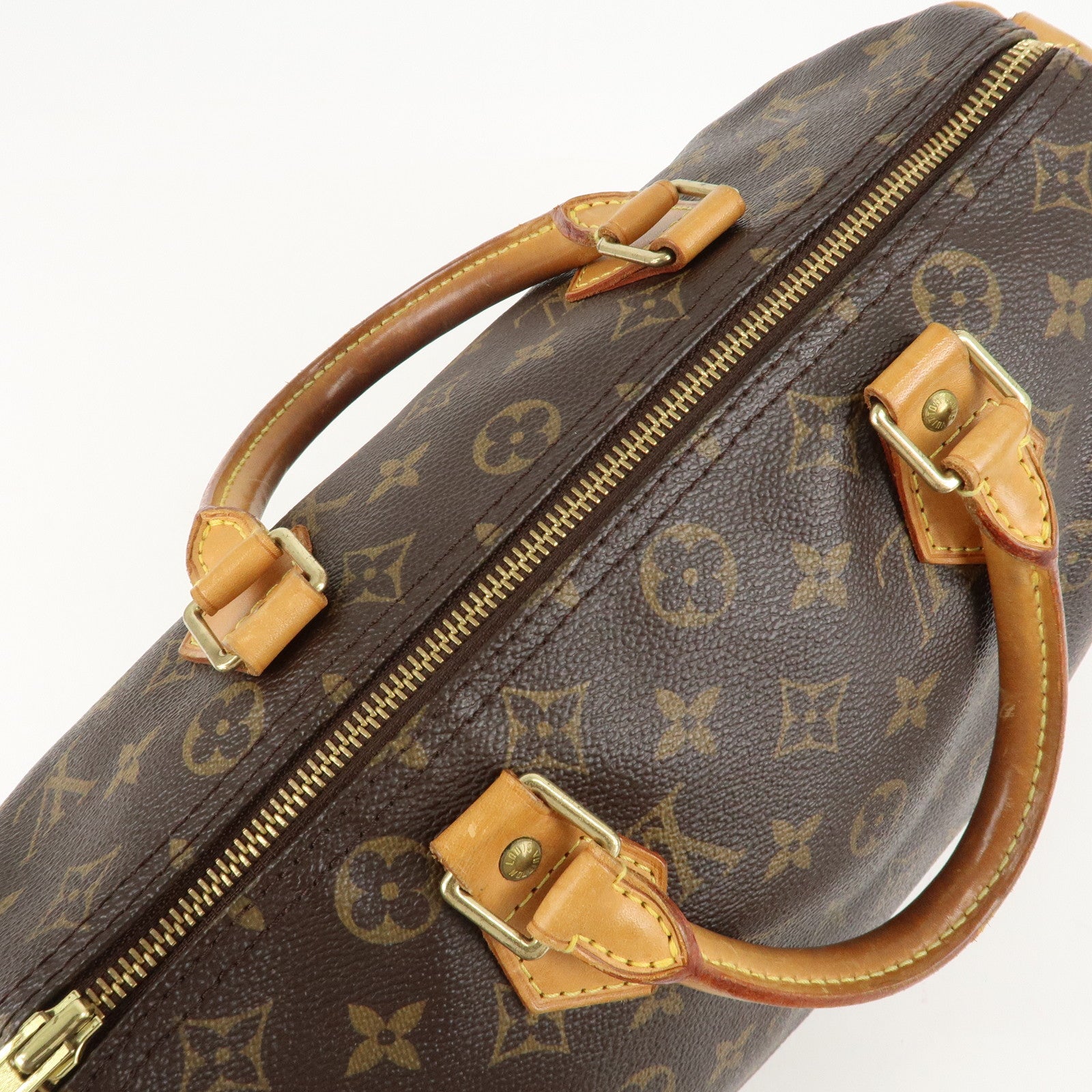 Louis Vuitton Monogram Speedy 30 Hand Bag Boston Bag M41526 Used