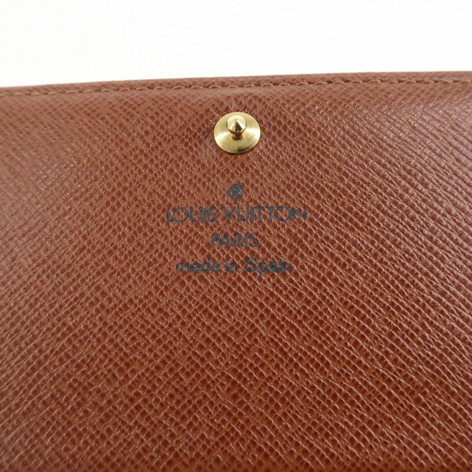 Louis Vuitton Monogram Porte Monnaie Billets Tresor Wallet M61730 Used