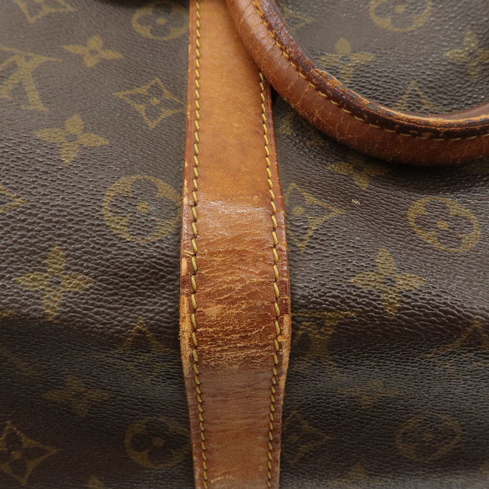 Louis Vuitton Monogram Keep All 45 Boston Bag Brown M41428