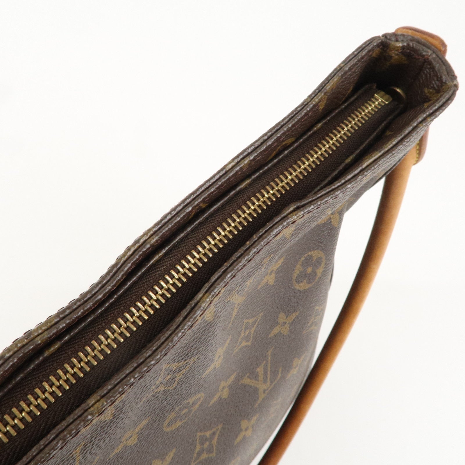 Louis Vuitton Monogram Looping GM Shoulder Bag Brown M51145