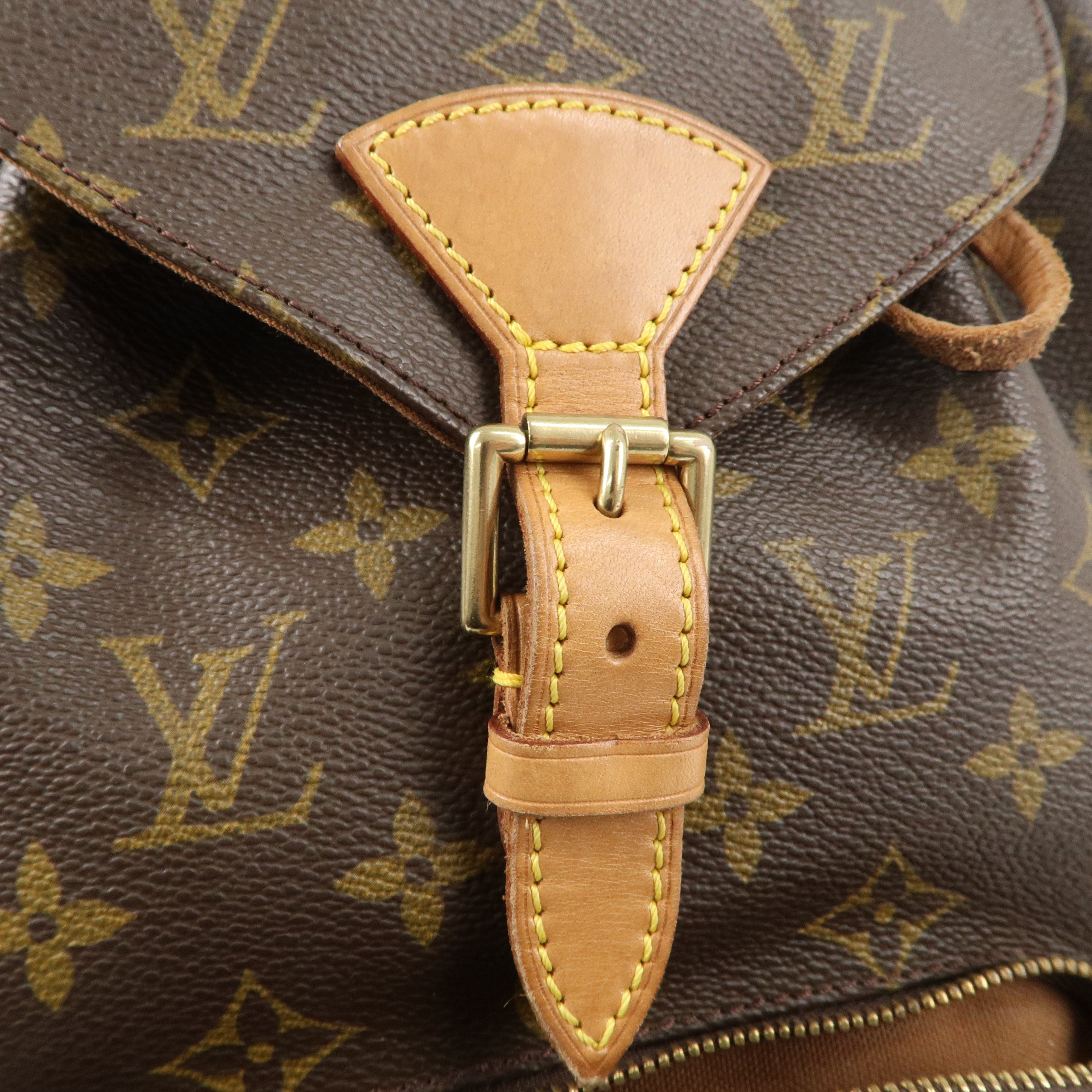 Louis Vuitton Monogram Montsouris MM Back Pack Backpack  M51136