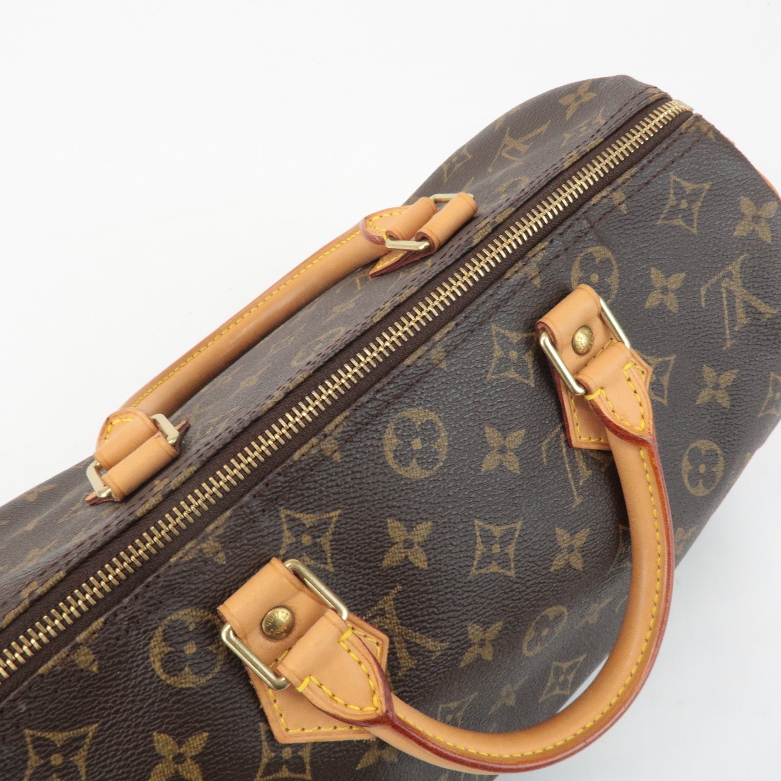 Louis Vuitton Monogram Speedy 30 Hand Bag Boston Bag M41526 Used