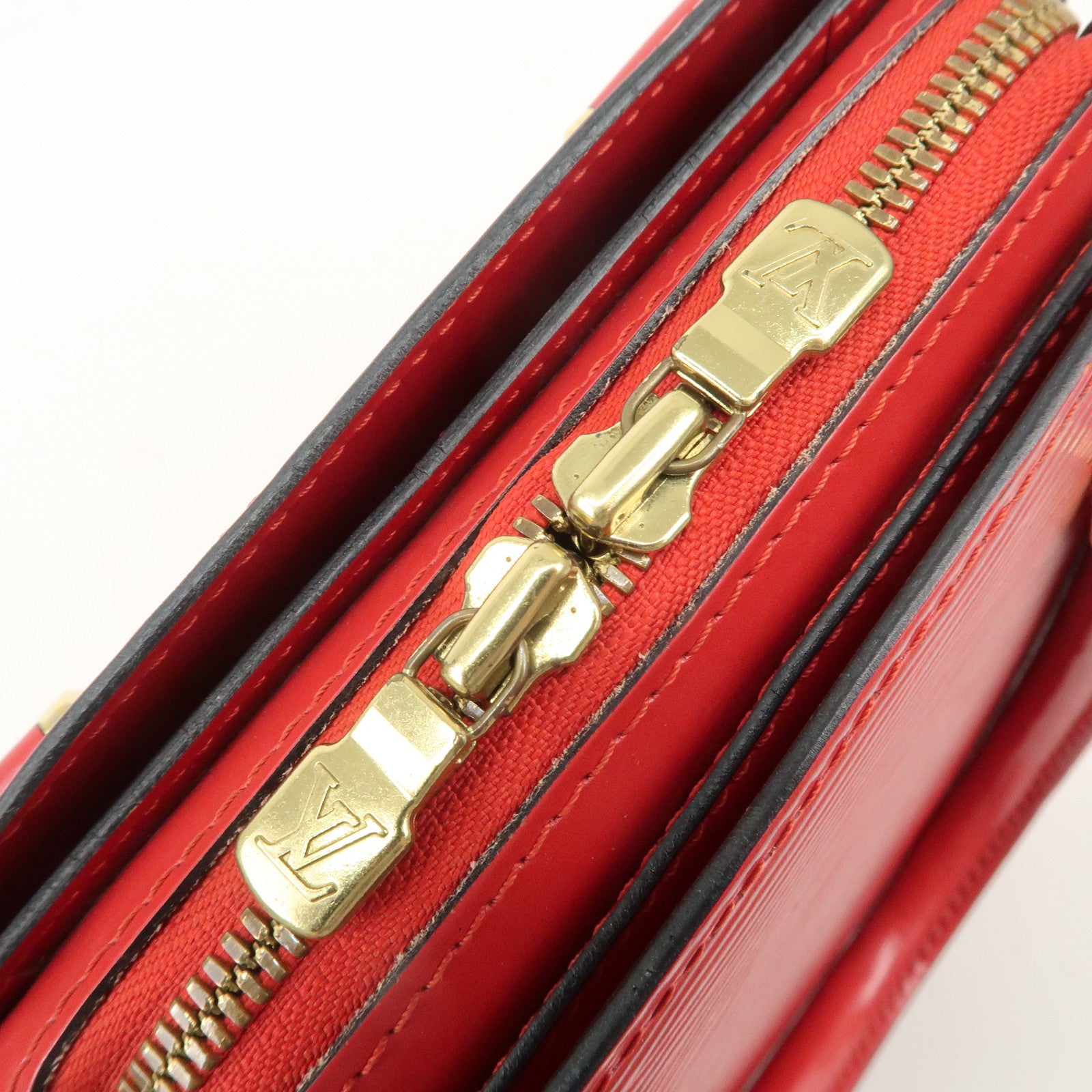 Louis Vuitton Epi Pont Neuf Hand Bag Castilian Red M52057 Used