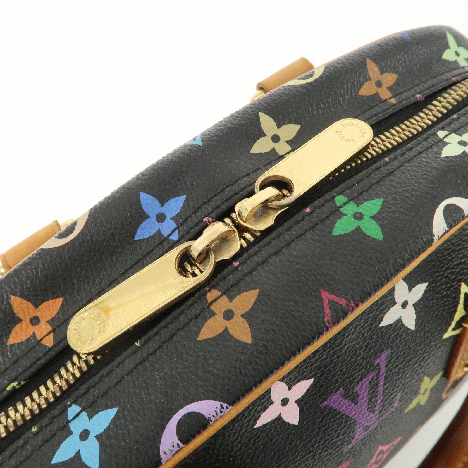 Louis Vuitton Monogram Multi Color Trouville Hand Bag M92662 Used