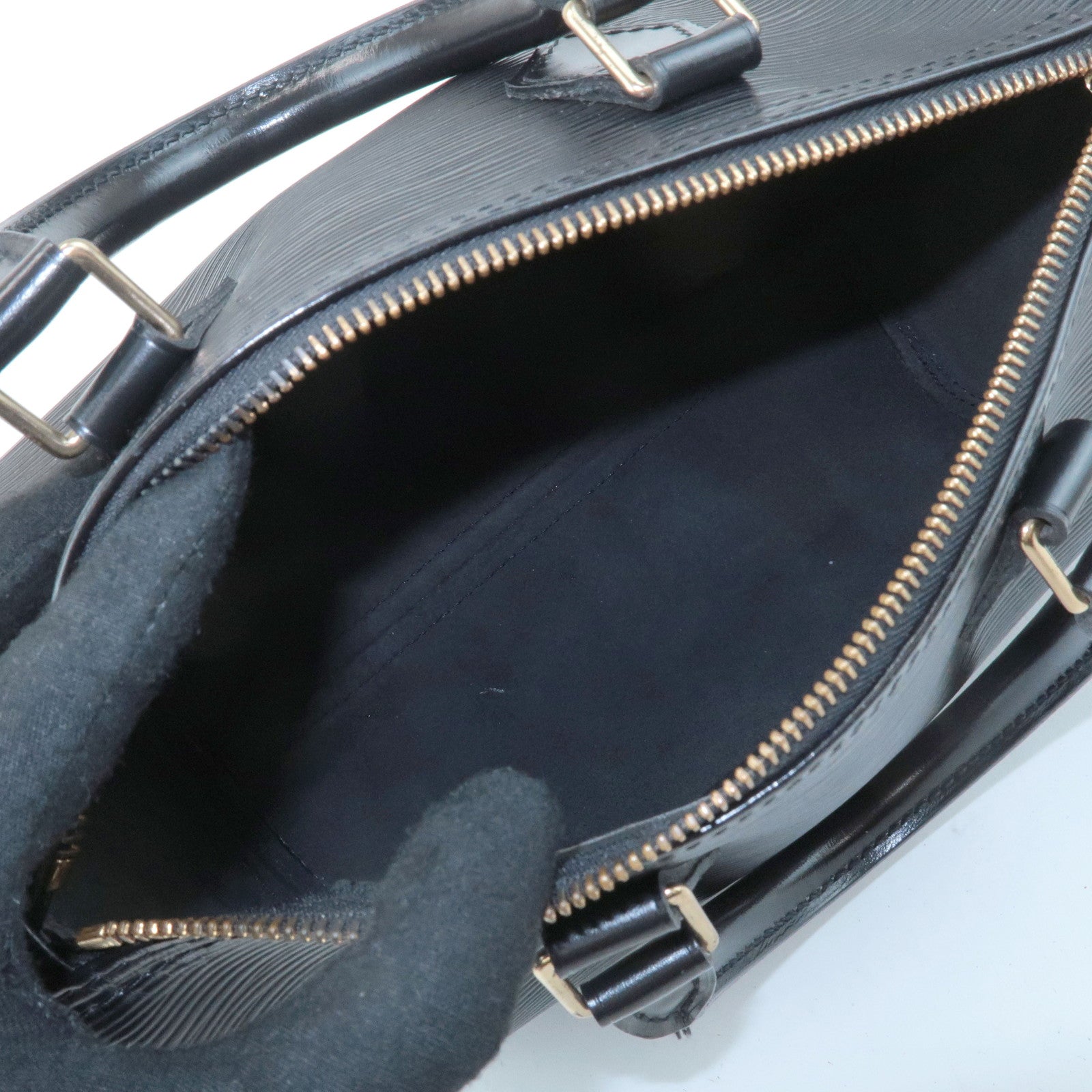 Louis Vuitton Epi Speedy 25 Hand Bag Noir M59032 Used