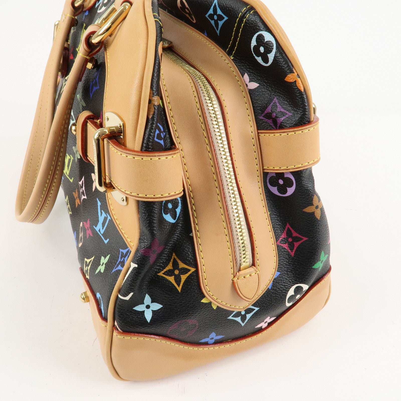 Louis Vuitton Monogram Multi Color Claudia Hand Bag M40194 Used