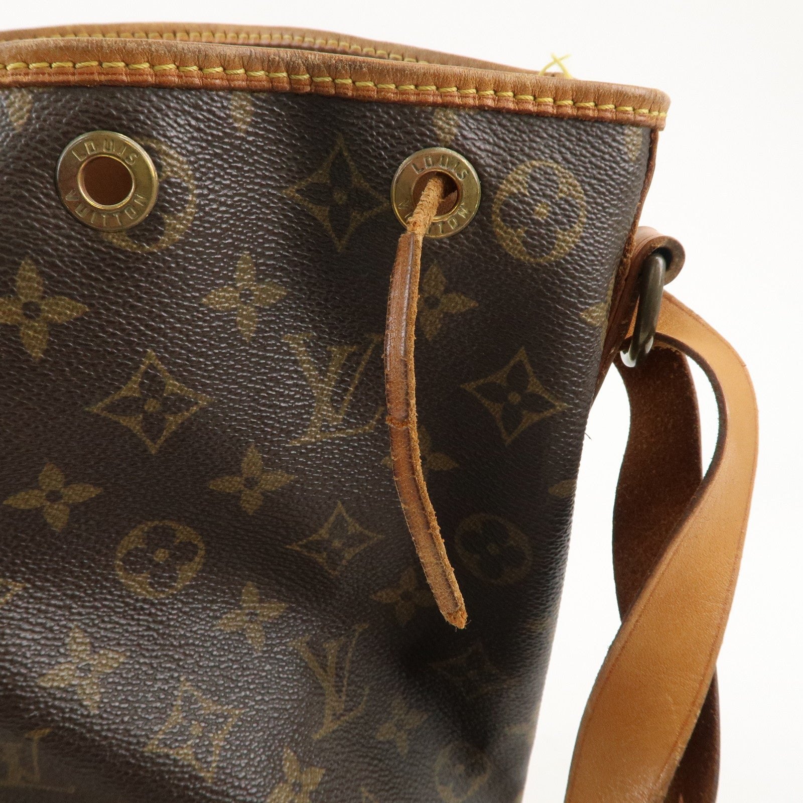 Louis Vuitton Monogram Noe Shoulder Bag Hand Bag Brown M42224