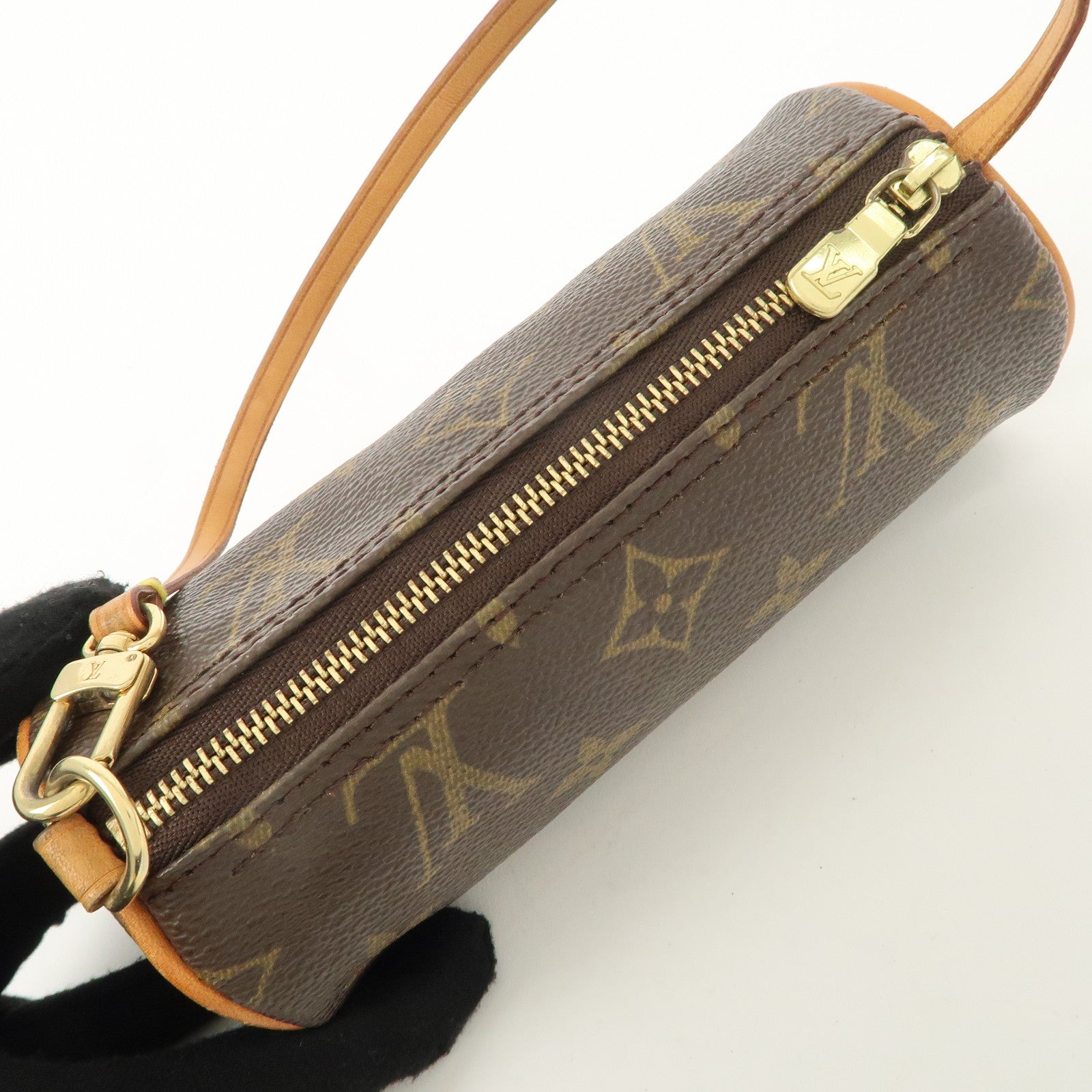 Louis Vuitton Monogram Mini Pouch for Papillon Bag Brown Used