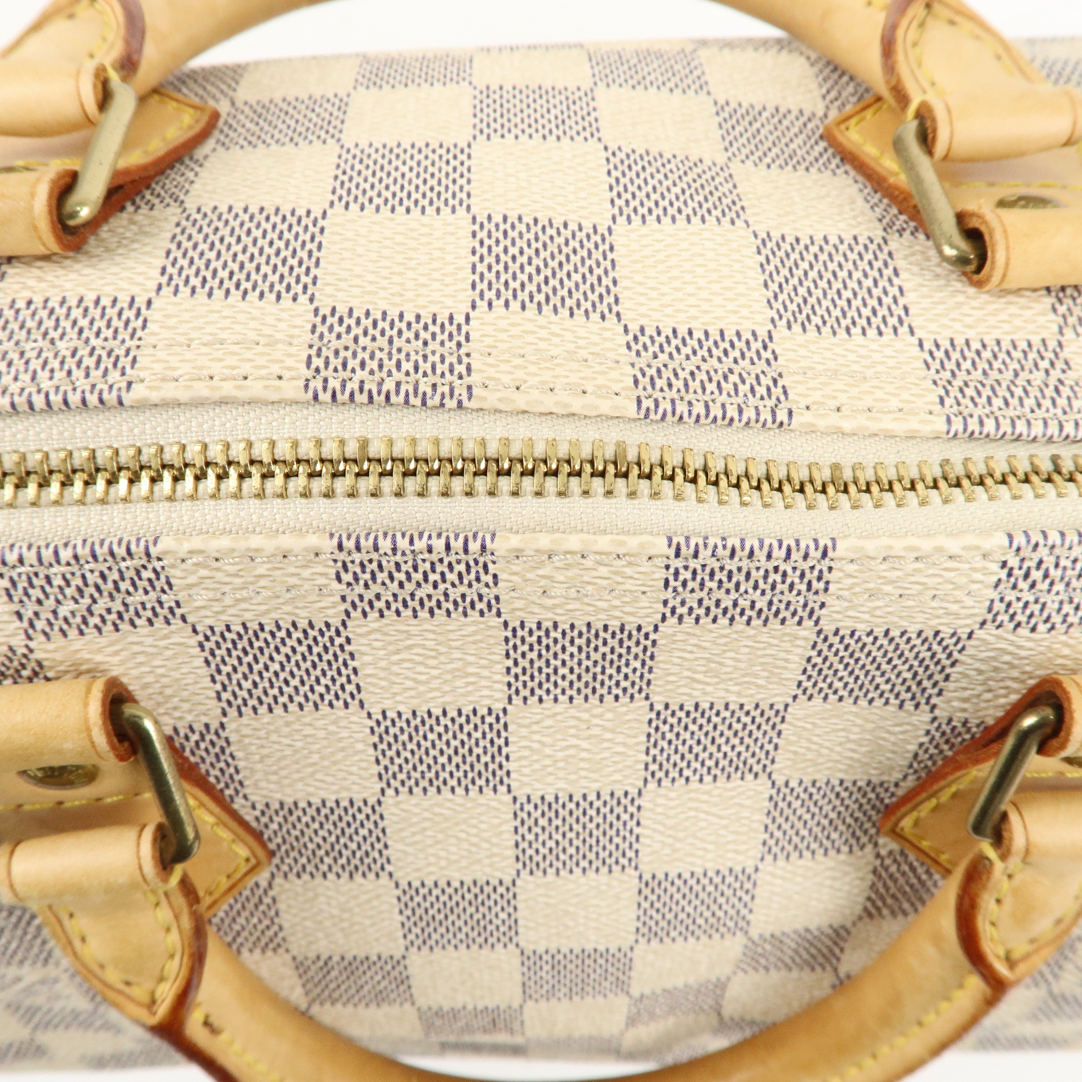 Louis Vuitton Damier Azur Speedy 30 Boston Hand Bag N41533