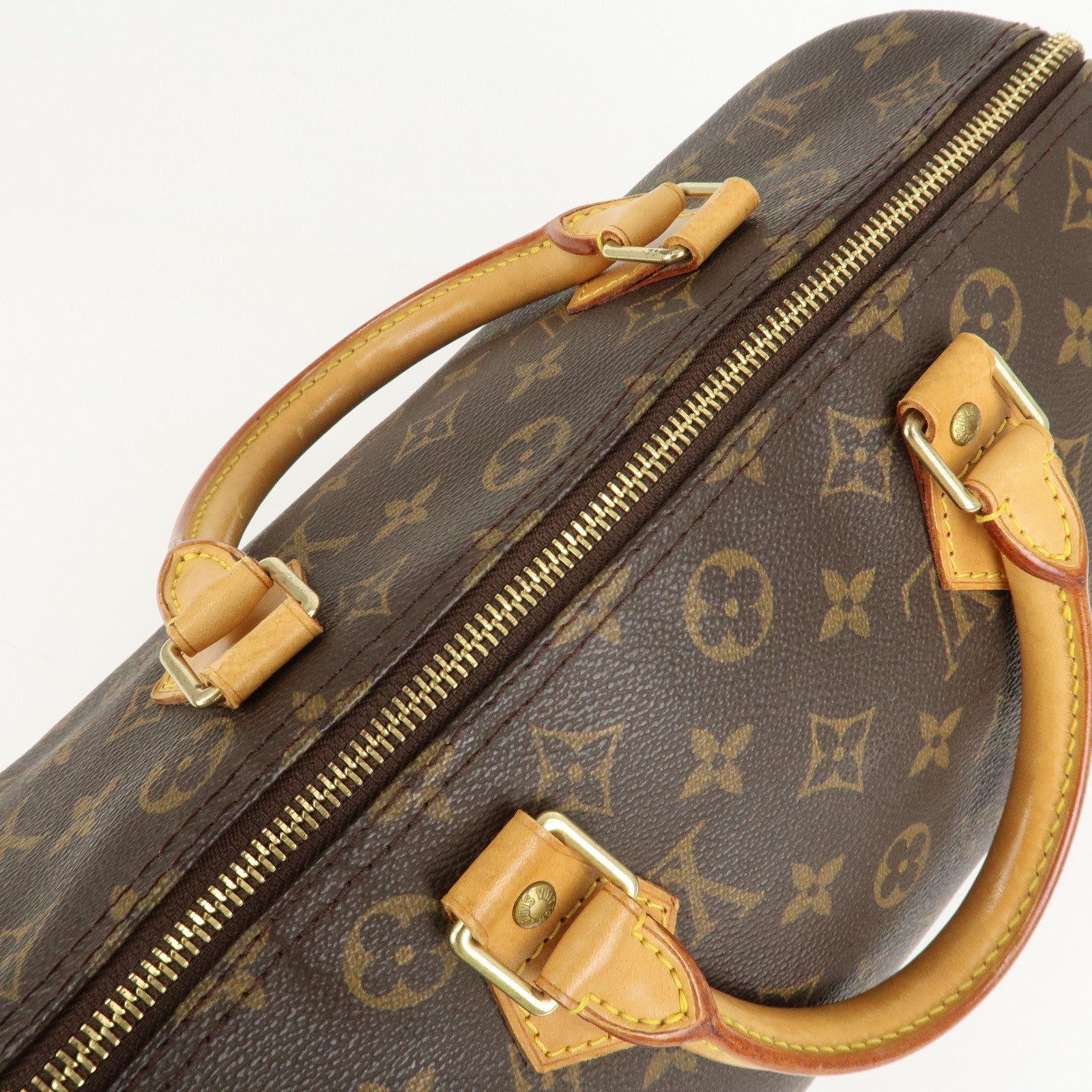 Louis Vuitton Monogram Speedy 30 Hand Bag Boston Bag M41526 Used