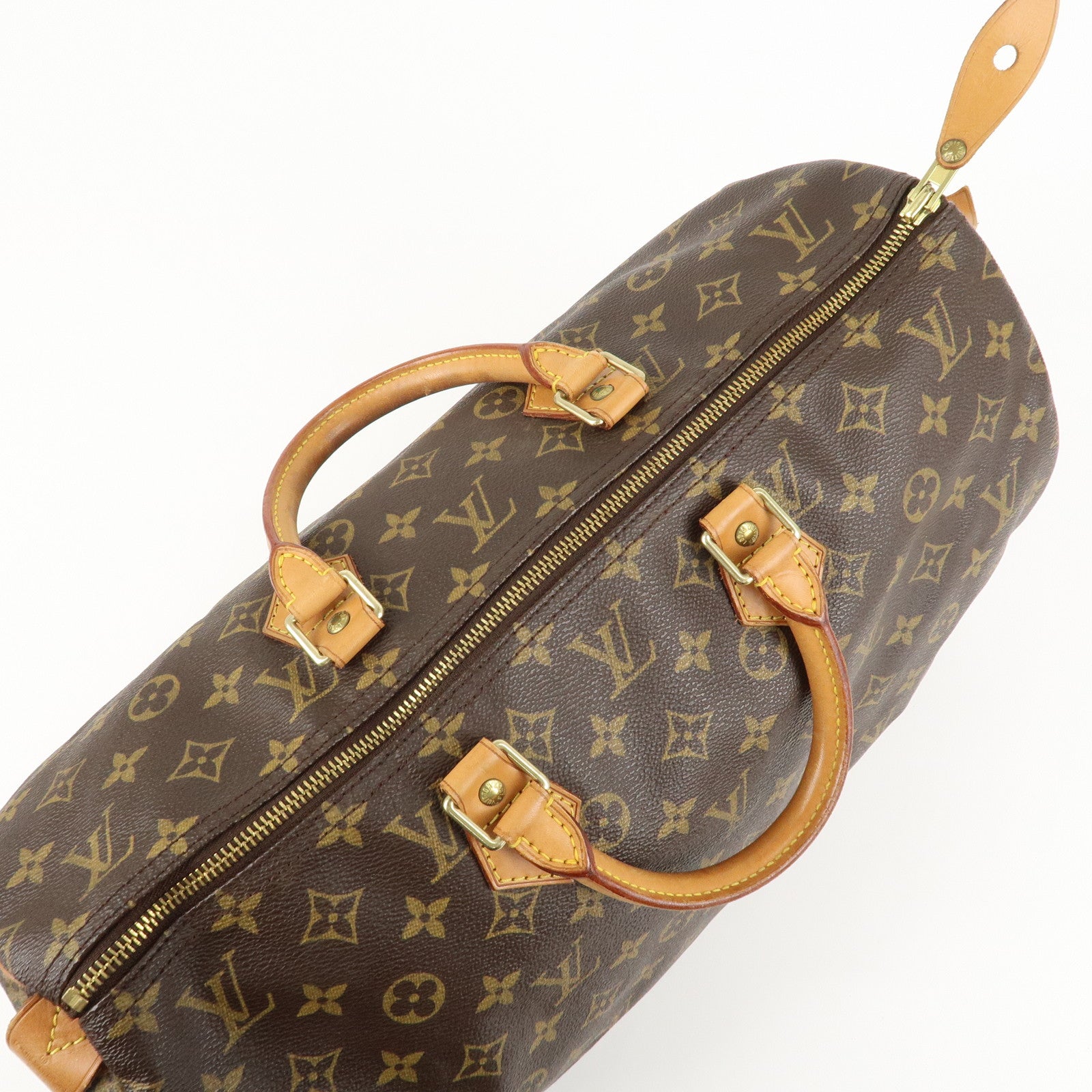 Louis Vuitton Monogram Speedy 40 Hand Bag Boston Bag M41522 Used