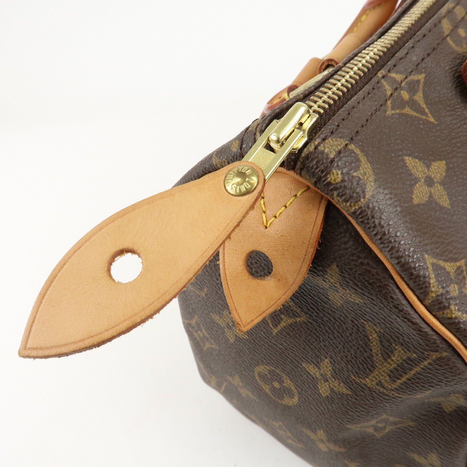 Louis Vuitton Monogram Speedy 25 Hand Bag Boston Bag M41528 Used