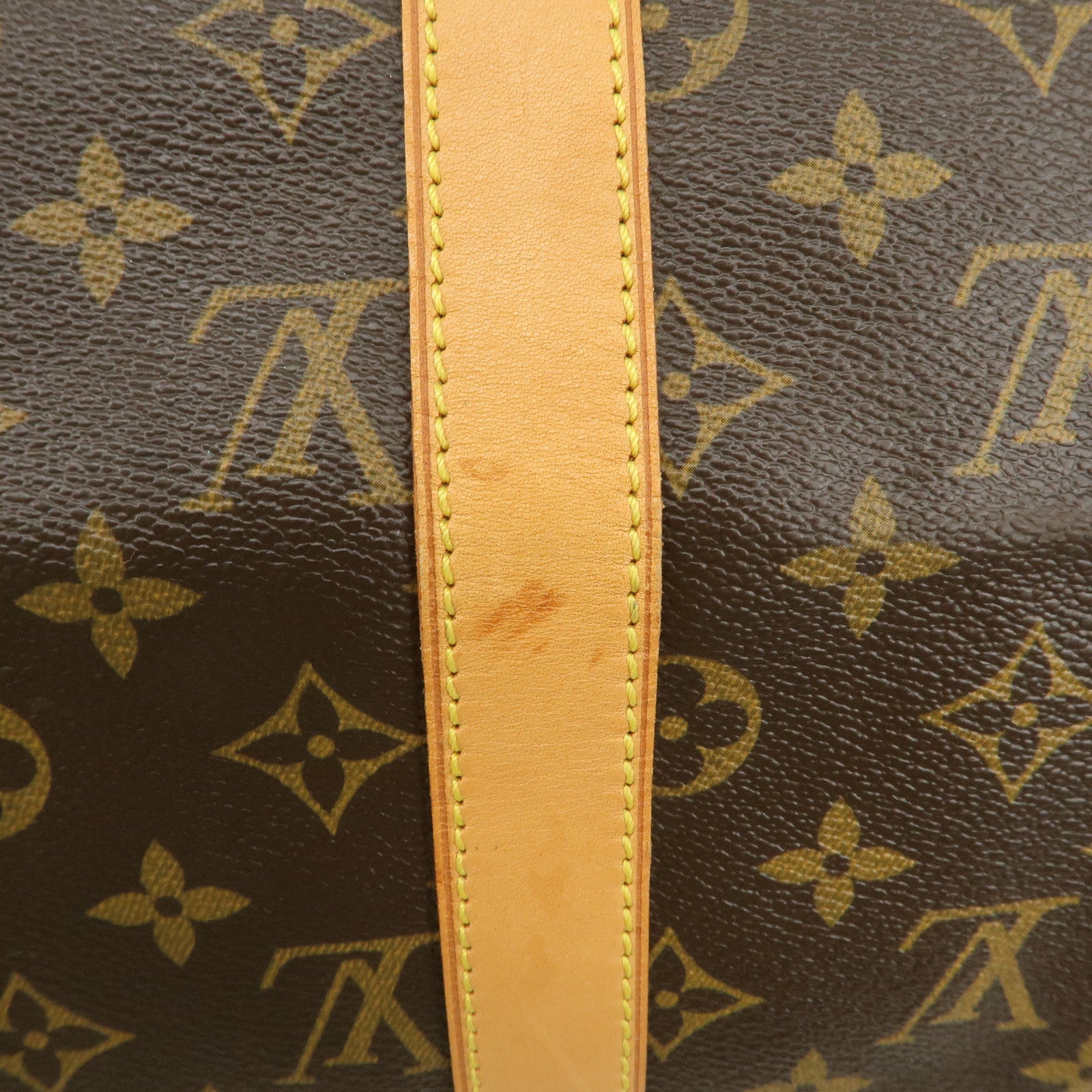 Louis Vuitton Monogram Keep All 50 Boston Bag Brown M41426