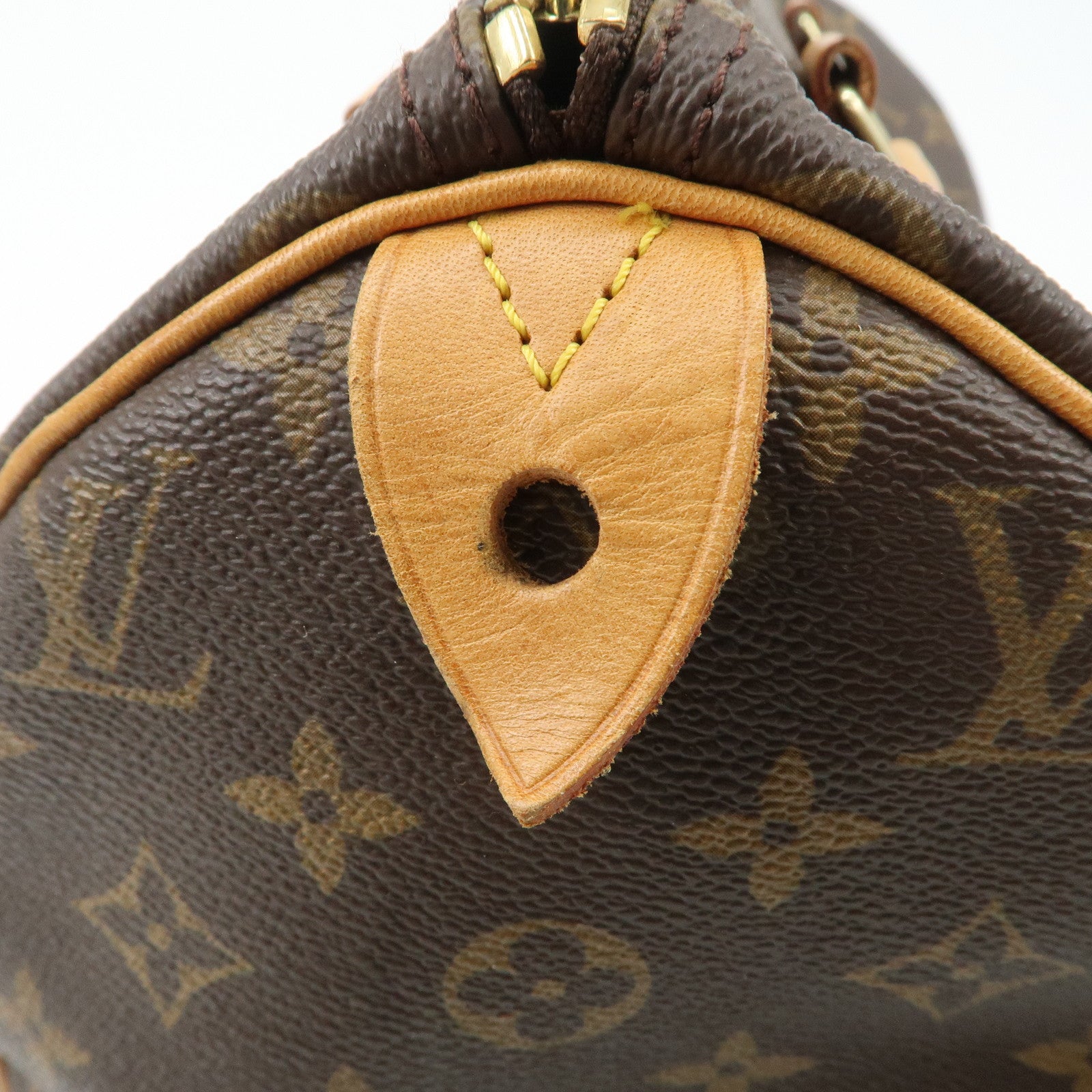 Louis Vuitton Monogram Speedy 30 Hand Bag Boston Bag M41526 Used