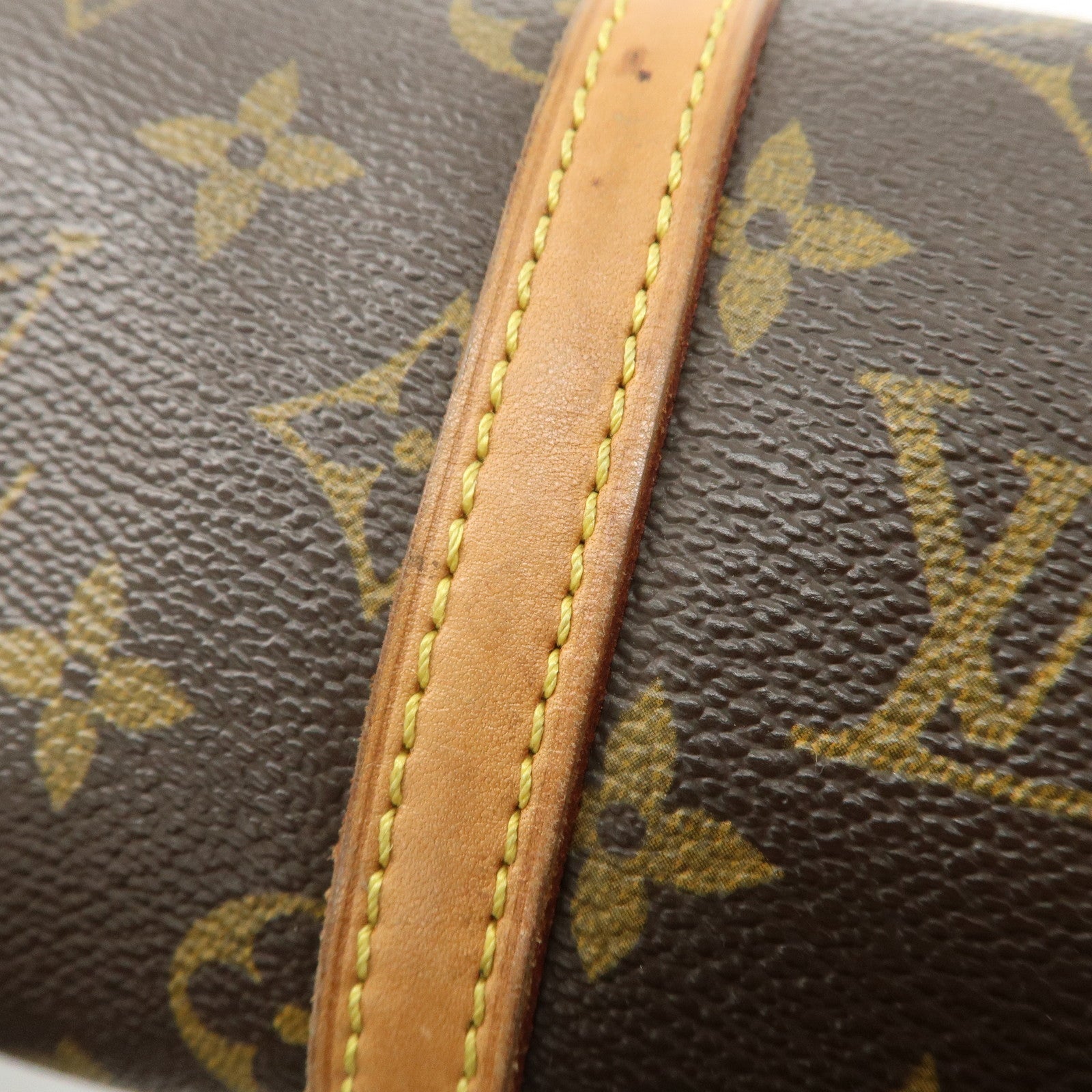 Louis Vuitton Monogram Papillon 26 Hand Bag M51386 Brown Used