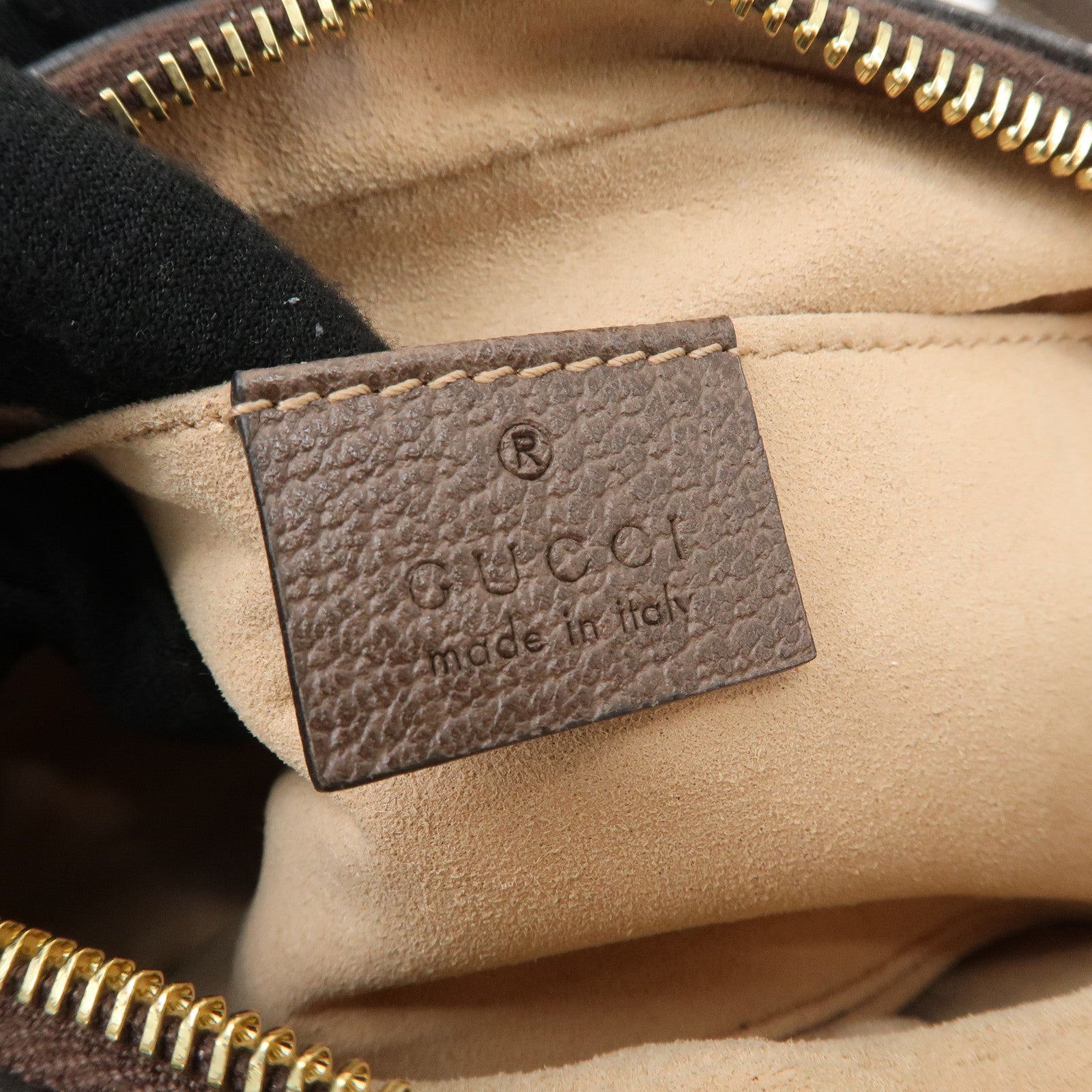 GUCCI Ophidia GG Supreme Mini Shoulder Bag Beige Brown 517350