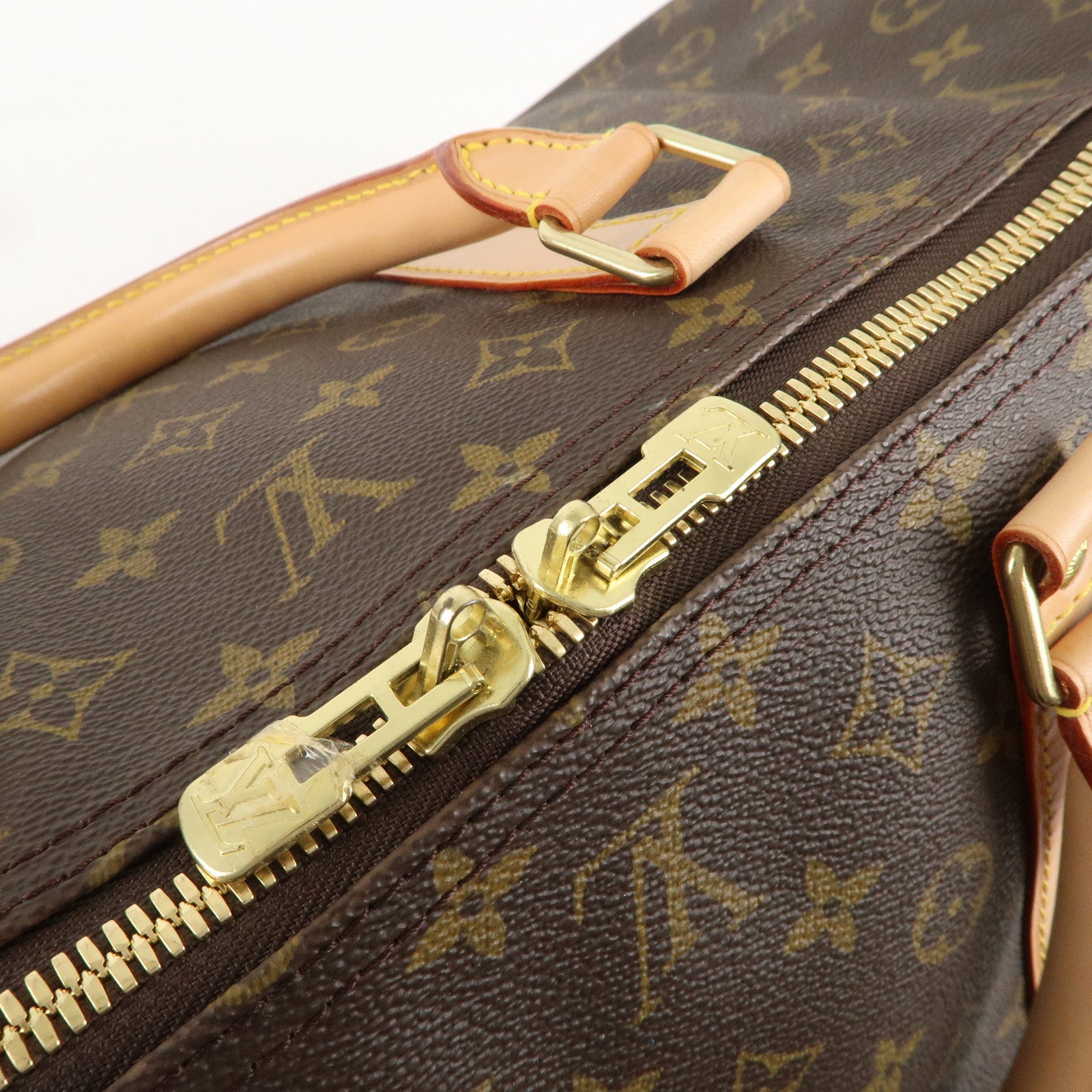 Louis Vuitton Monogram Keep All Bandouliere 60 Bag Brown M41412