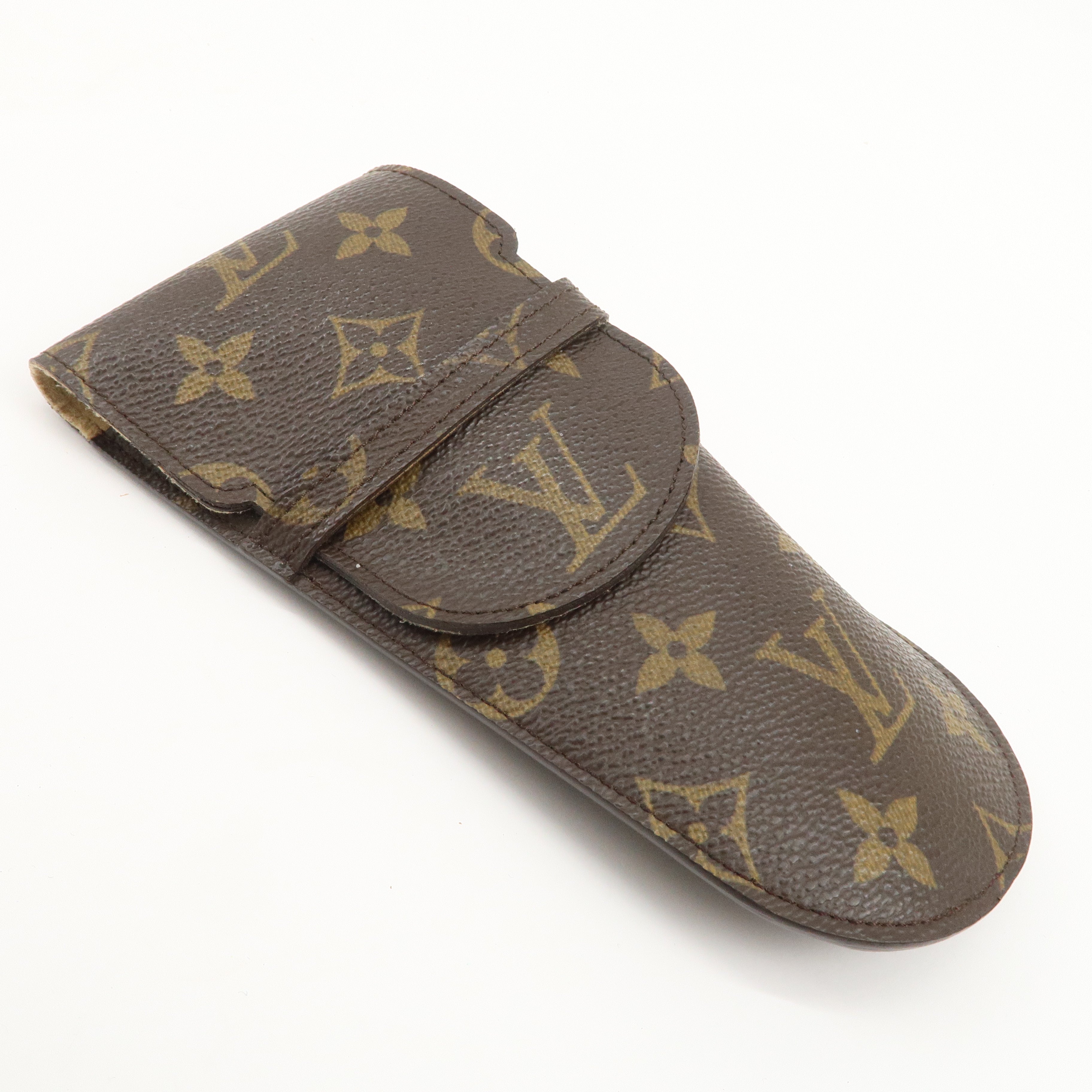 Louis Vuitton Monogram Set of 2 etui a lunettes lavel Glasses Case