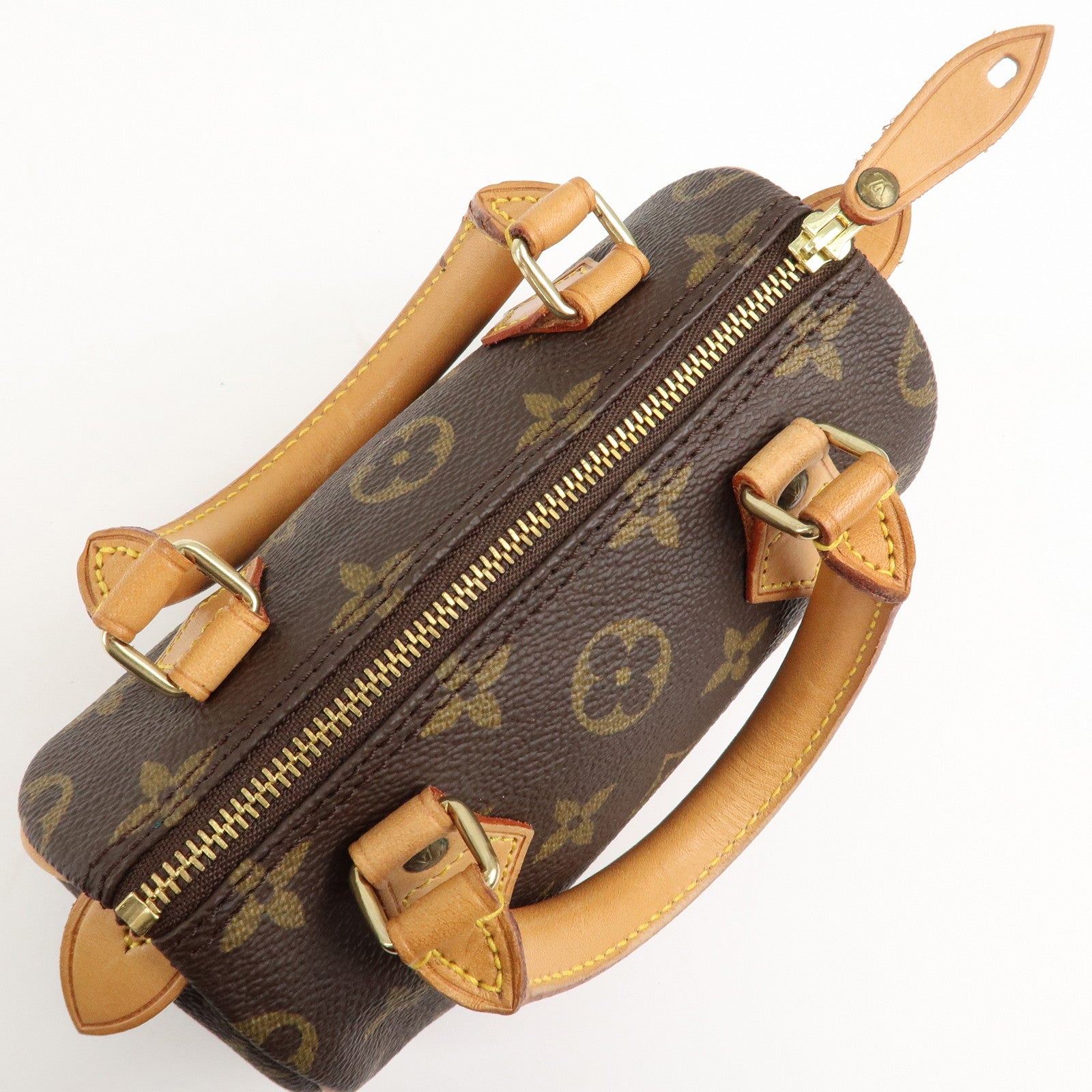 Louis Vuitton Monogram Mini Speedy 
Strap M41534 J00145 Used